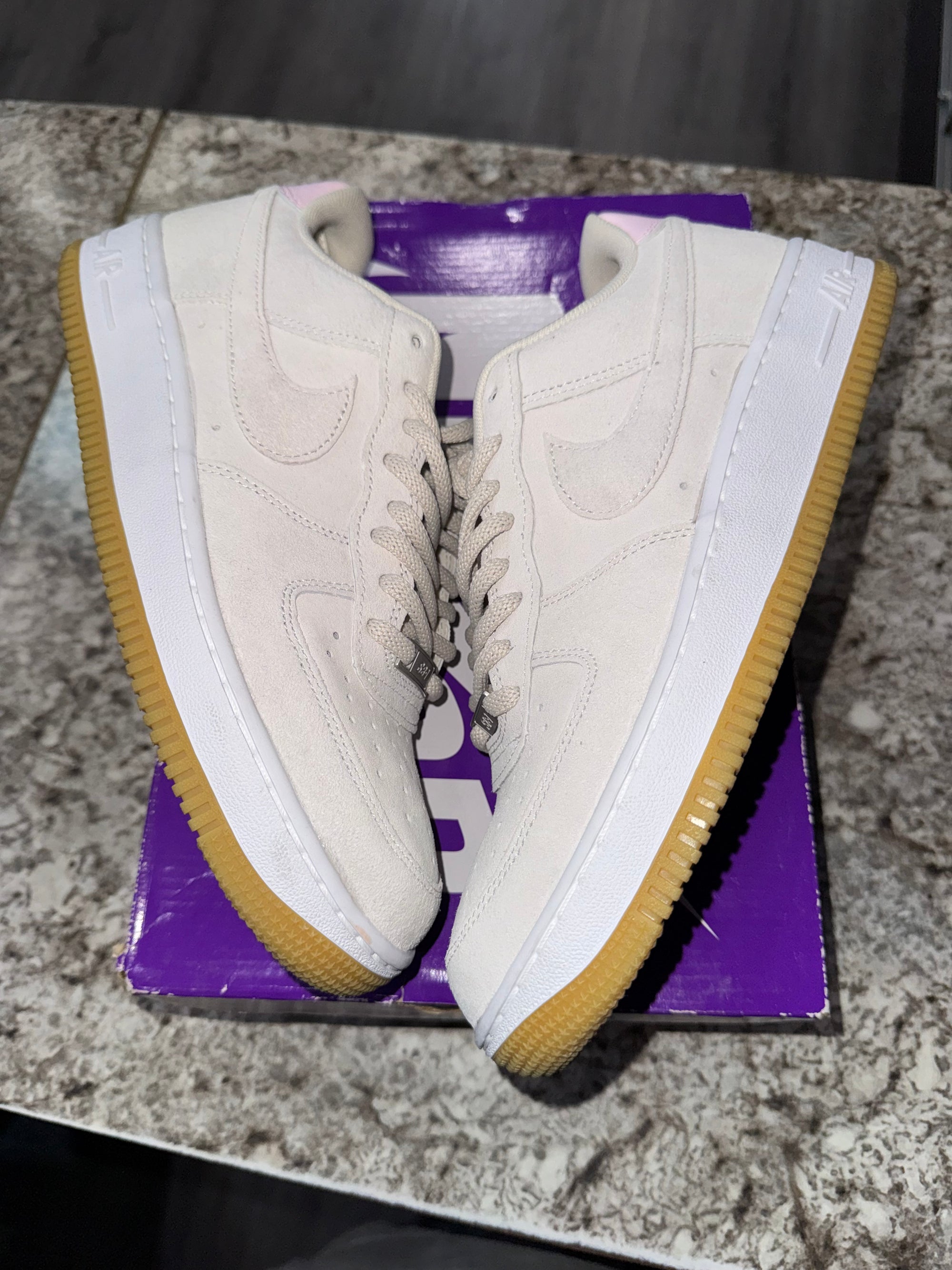 Nike Air Force 1 Low SB Light Orewood Brown Pink