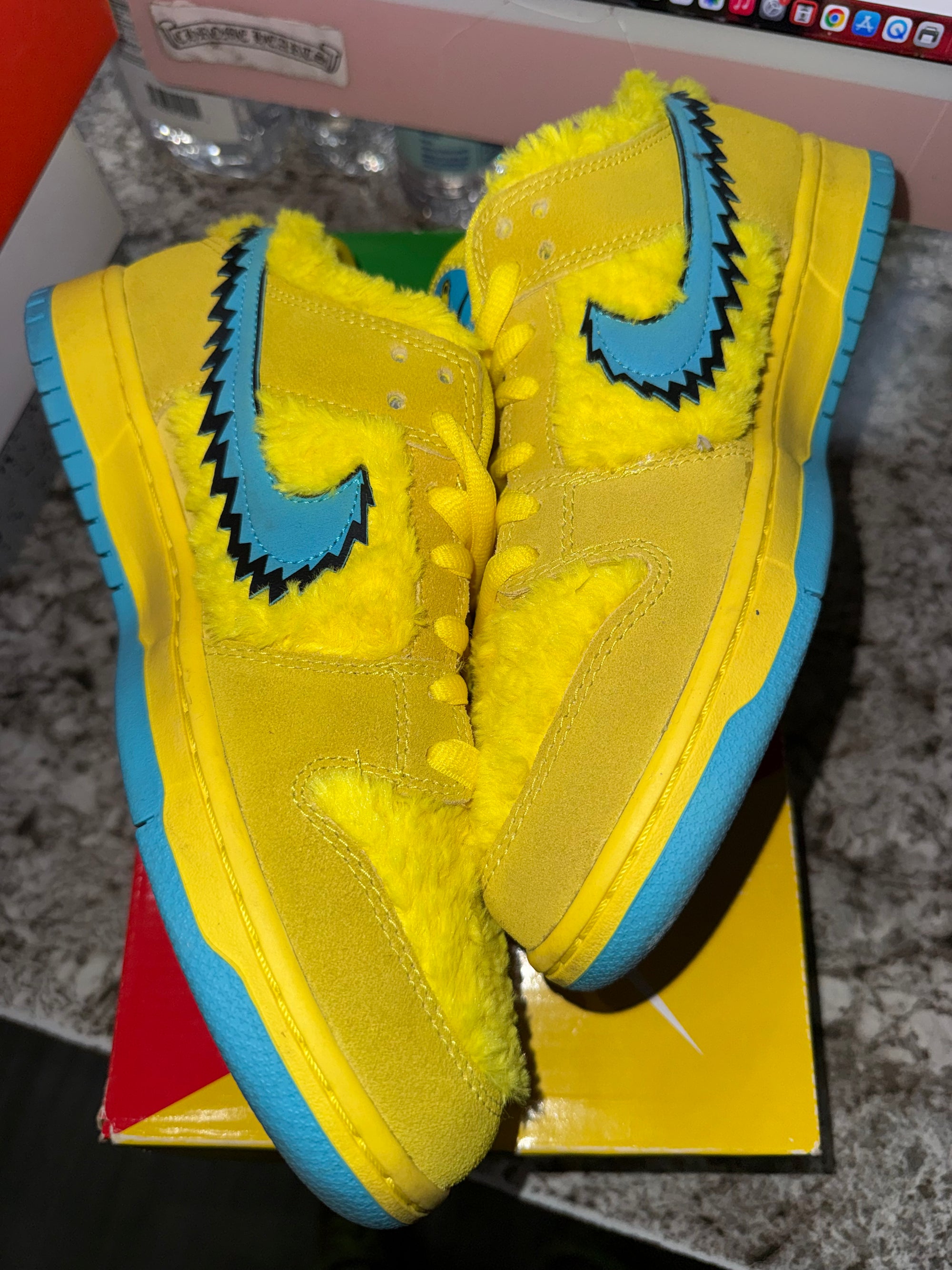 Nike SB Dunk Low Grateful Dead Bears Opti Yellow
