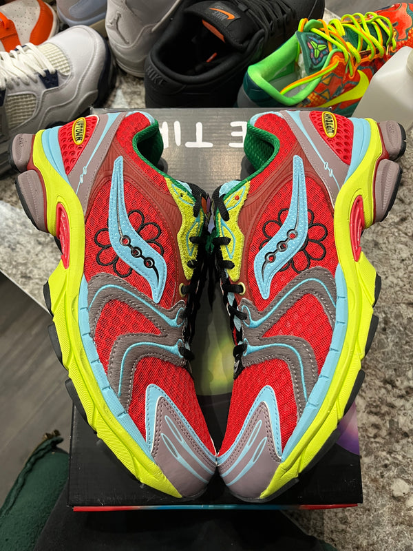 Saucony ProGrid Triumph 4 Jae Tips Flowers Grow Uptown Poison Ivy