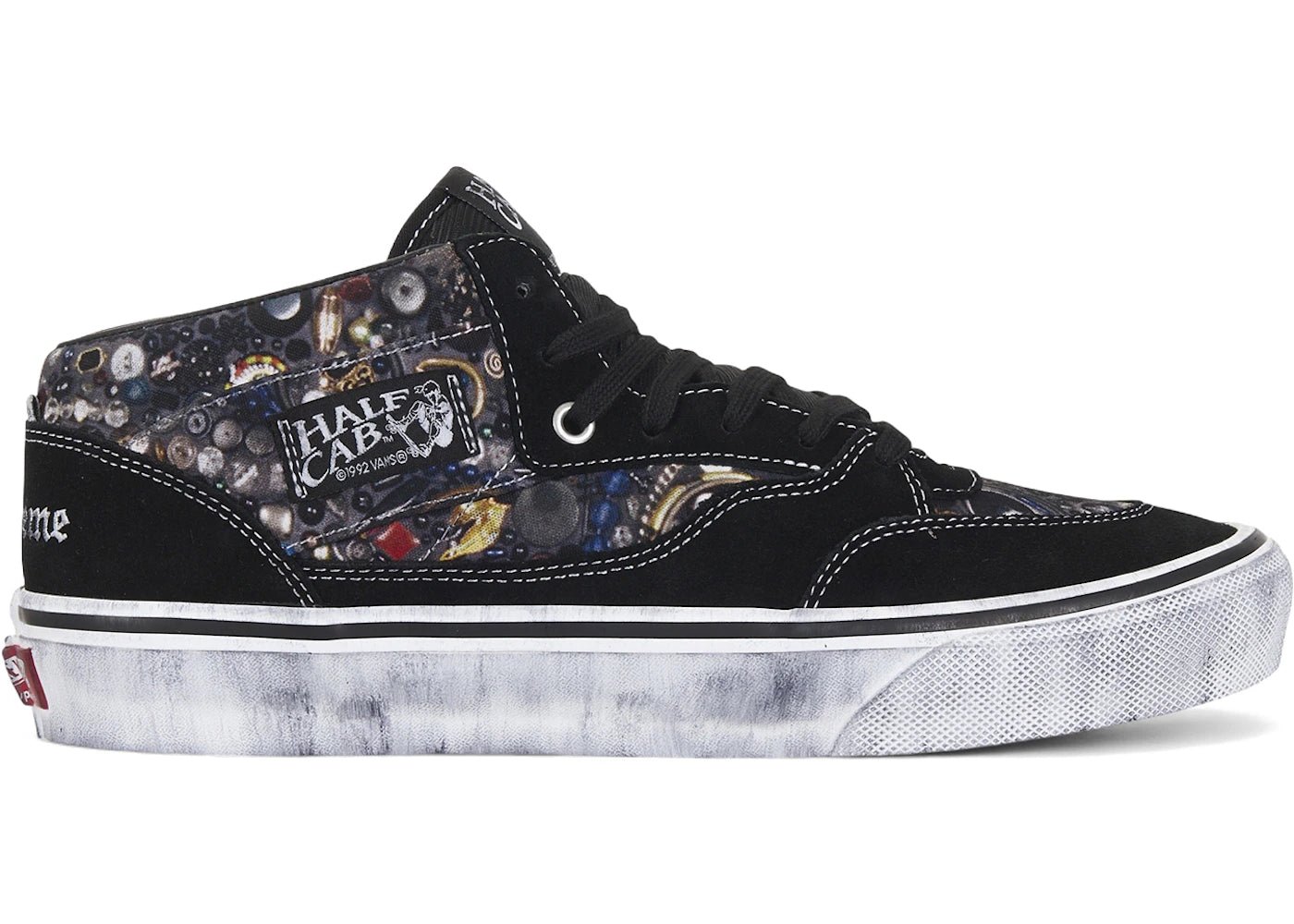 Vans Half Cab Supreme x Mike Kelley Black