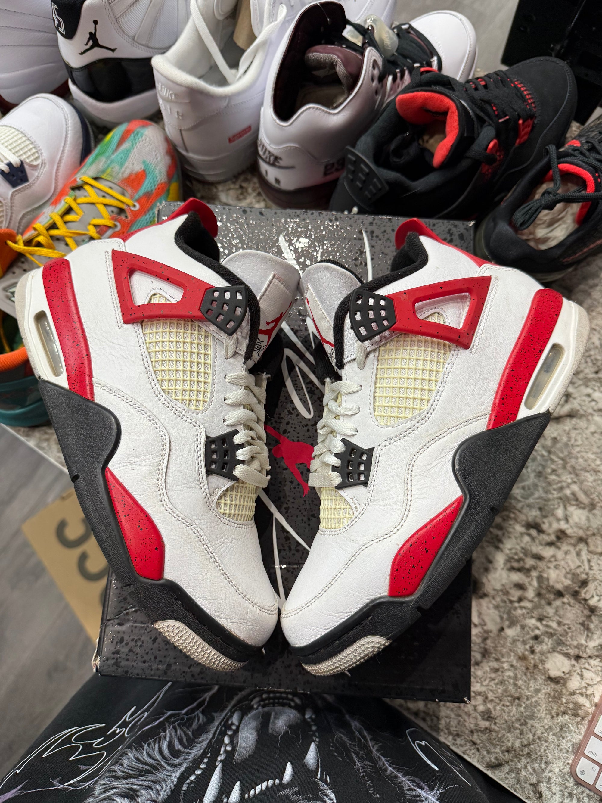 Jordan 4 Retro Red Cement