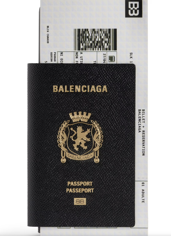 Passport Long Wallet 1 Ticket in Black