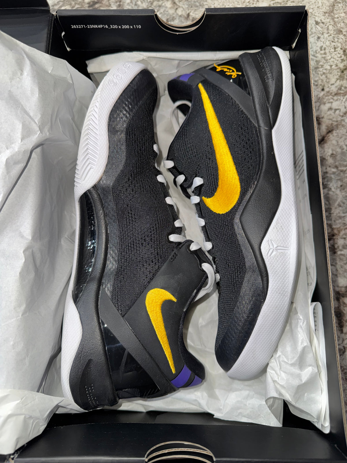 Nike Kobe 8 Protro Lakers Away