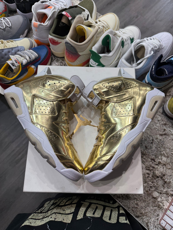 Jordan 6 Retro Pinnacle Metallic Gold