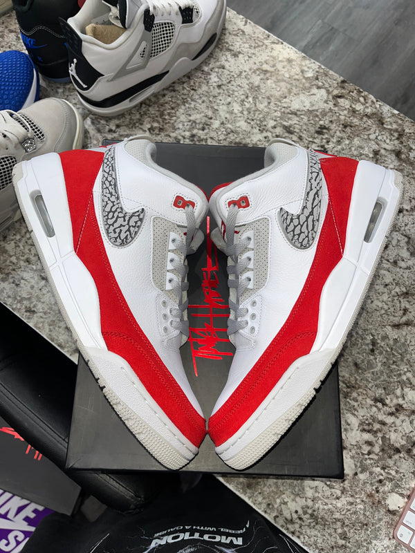 Jordan 3 Retro Tinker White University Red