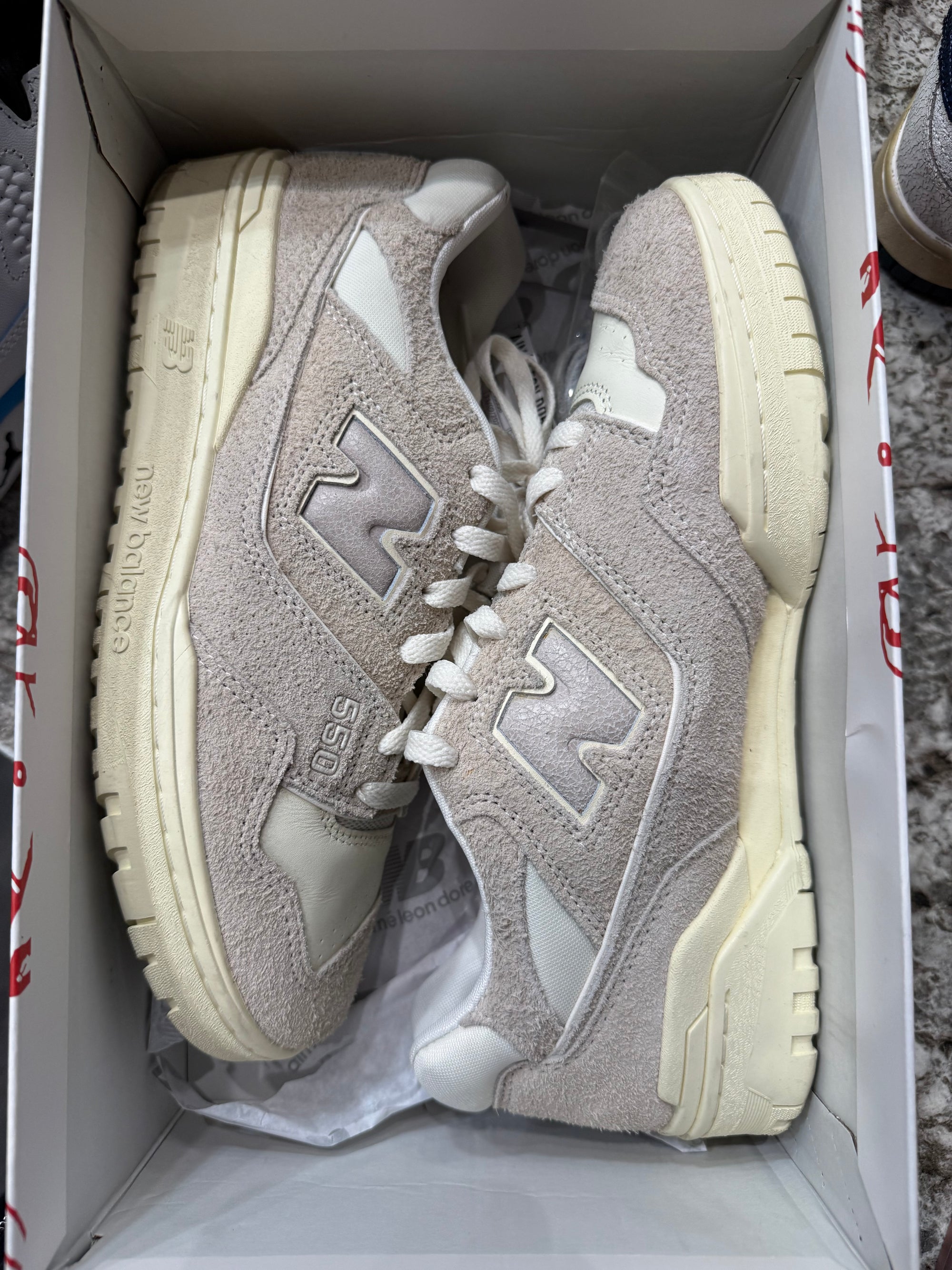 New Balance 550 Aime Leon Dore Grey Suede