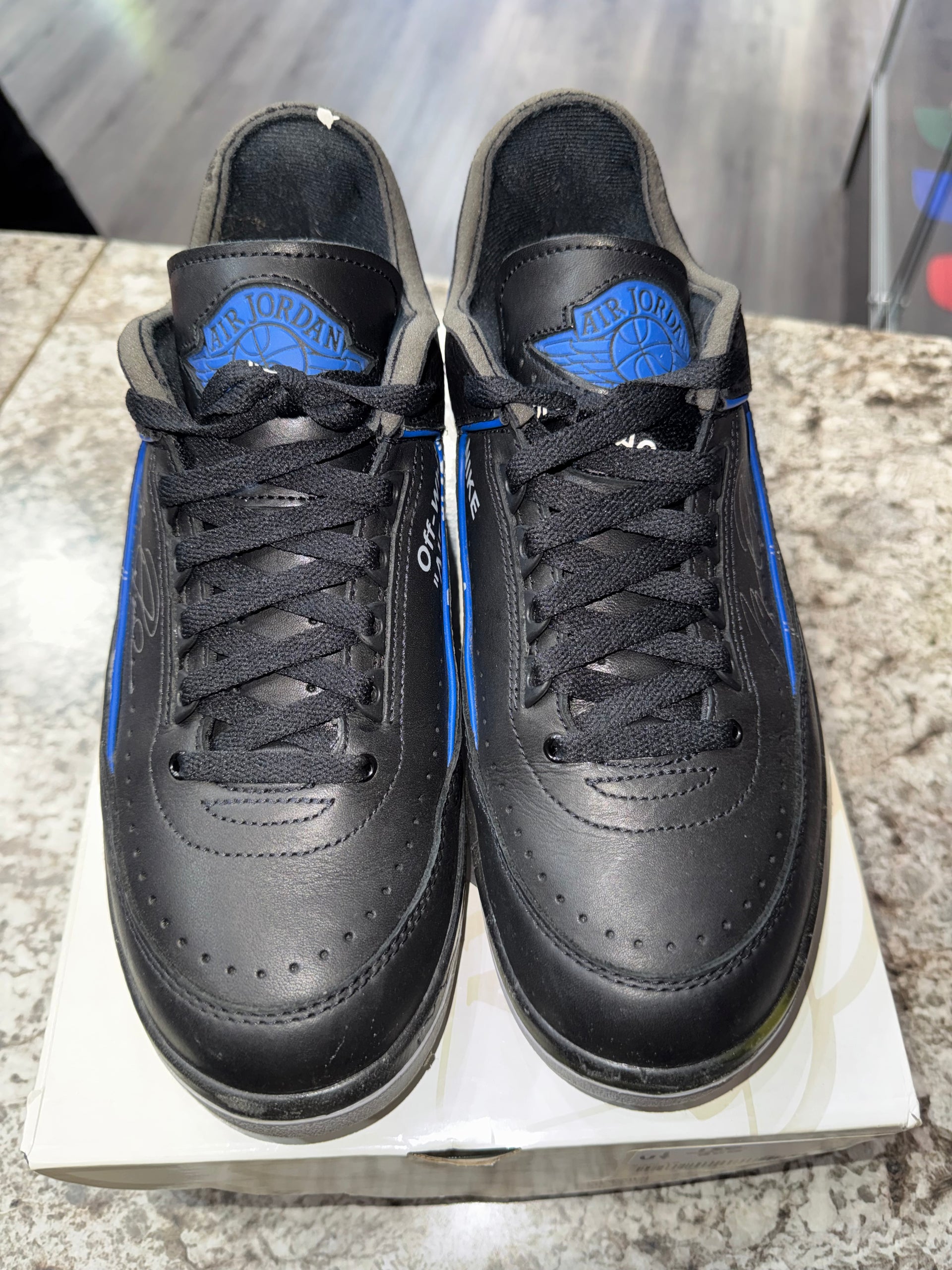 Jordan 2 Retro Low SP Off-White Black Blue