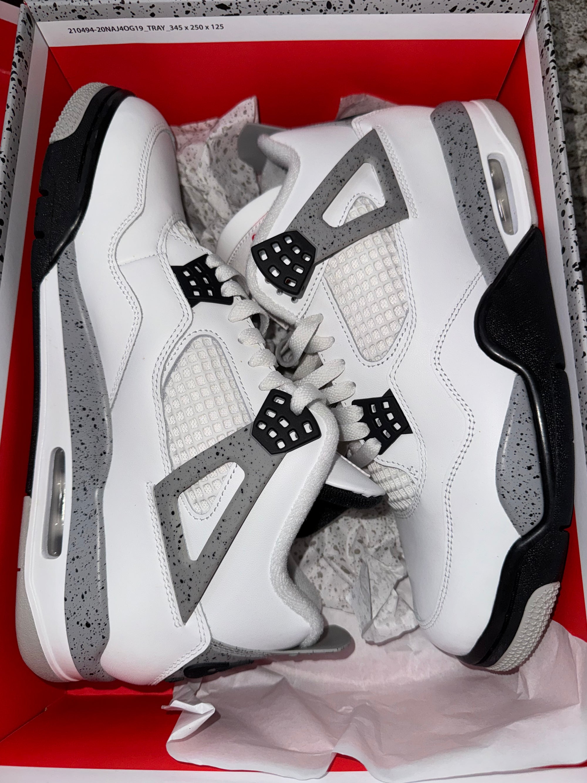 Jordan 4 Retro White Cement (2025)