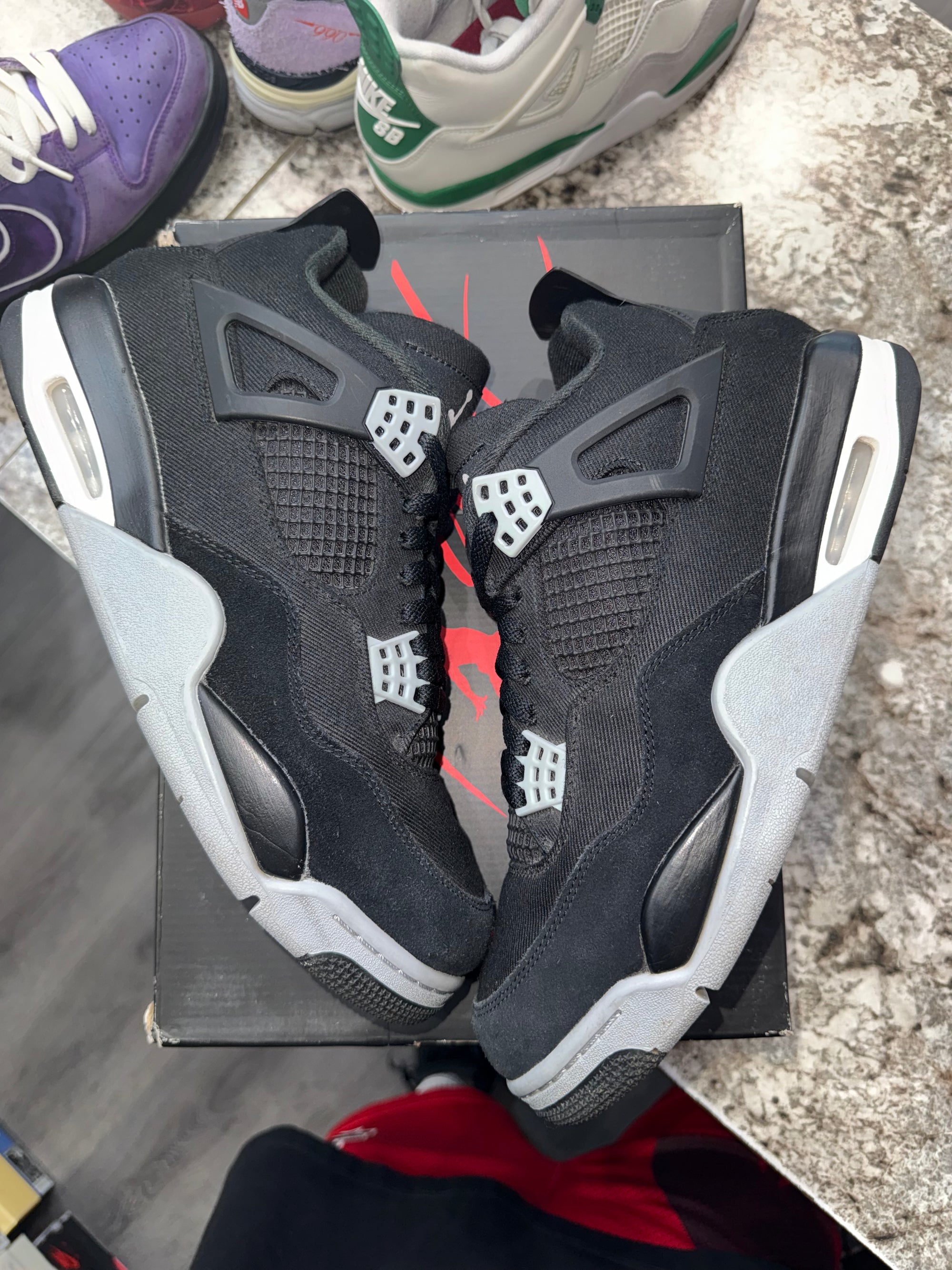 Jordan 4 Retro SE Black Canvas