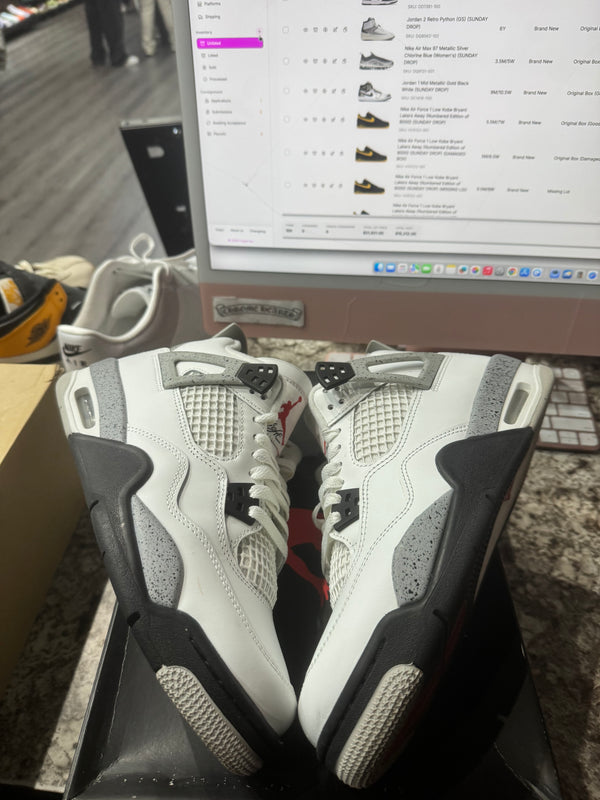Jordan 4 Retro White Cement (2025) (GS)
