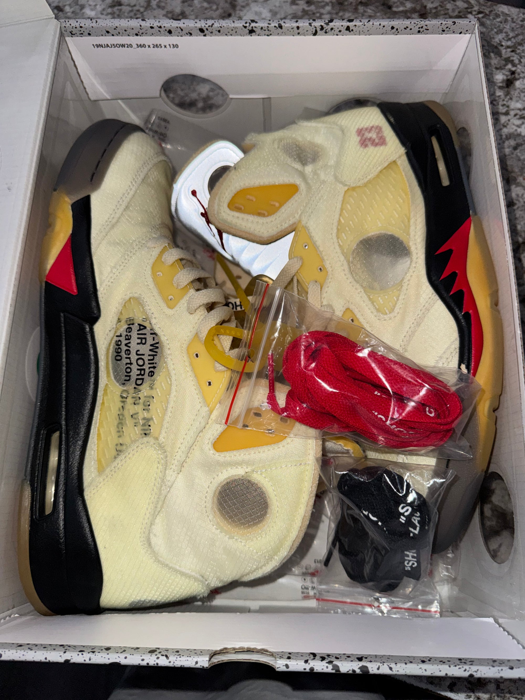 Jordan 5 Retro Off-White Sail