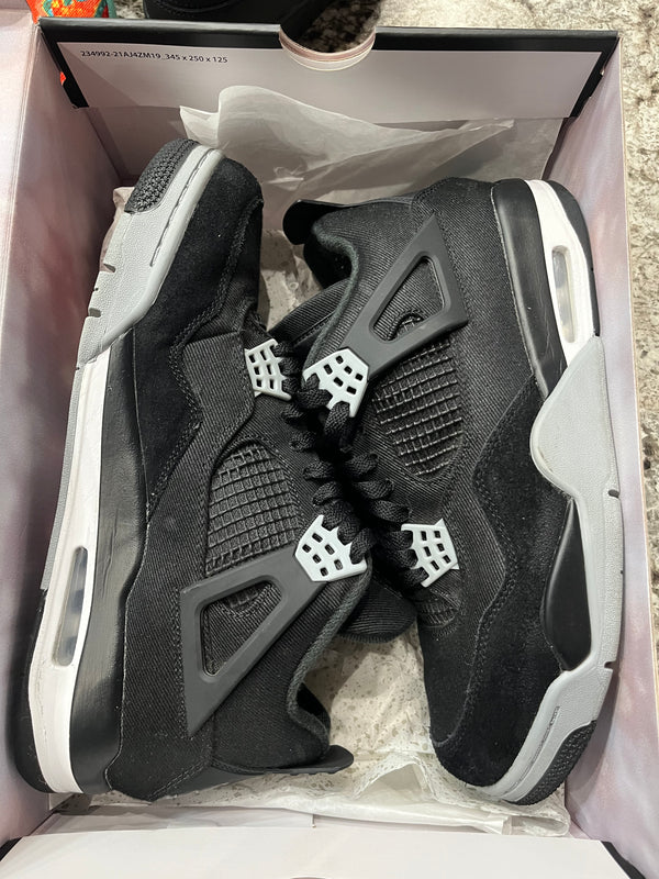 Jordan 4 Retro SE Black Canvas