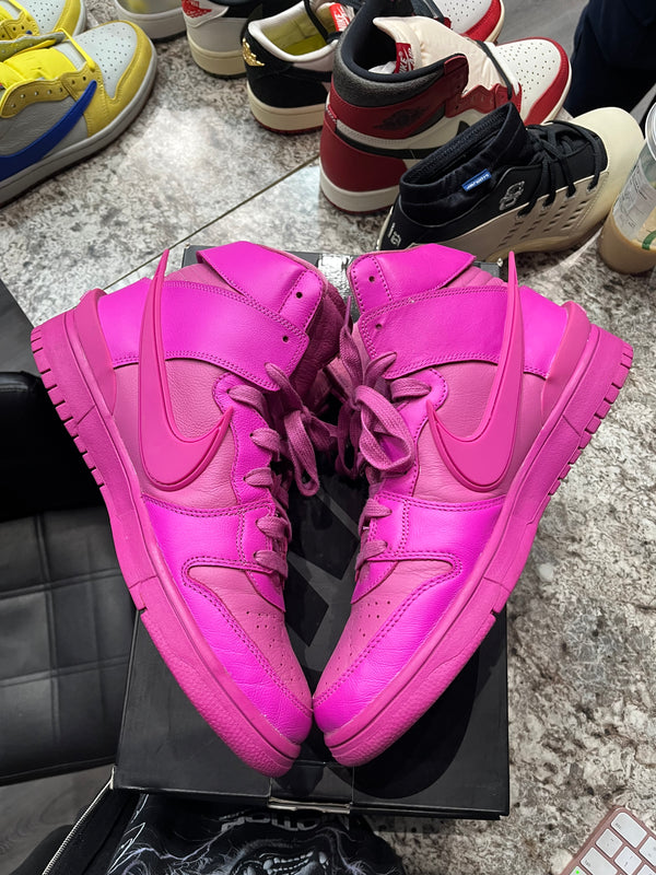 Nike Dunk High AMBUSH Active Fuchsia (REP BOX)