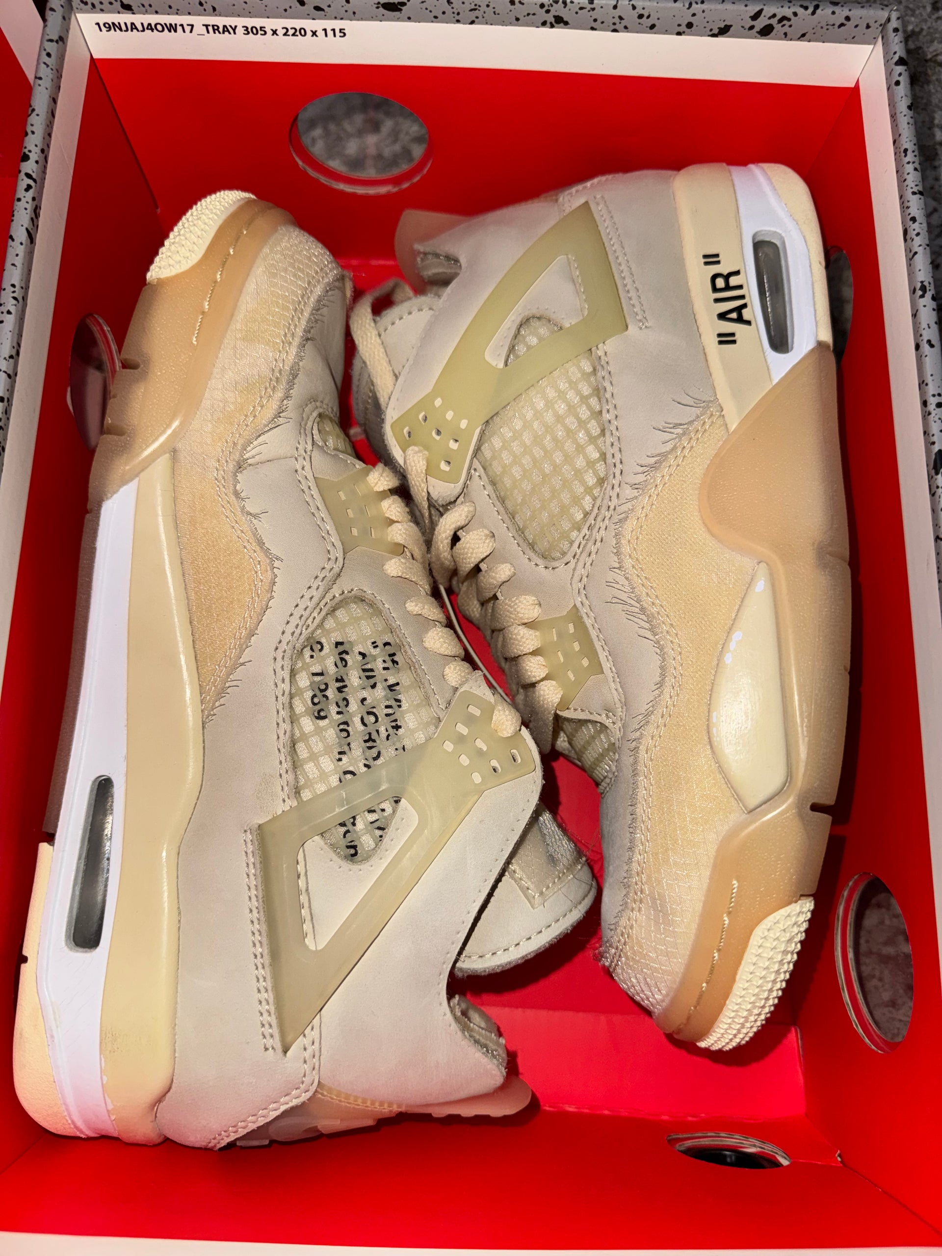 Jordan 4 Retro Off-White Sail (Women's)