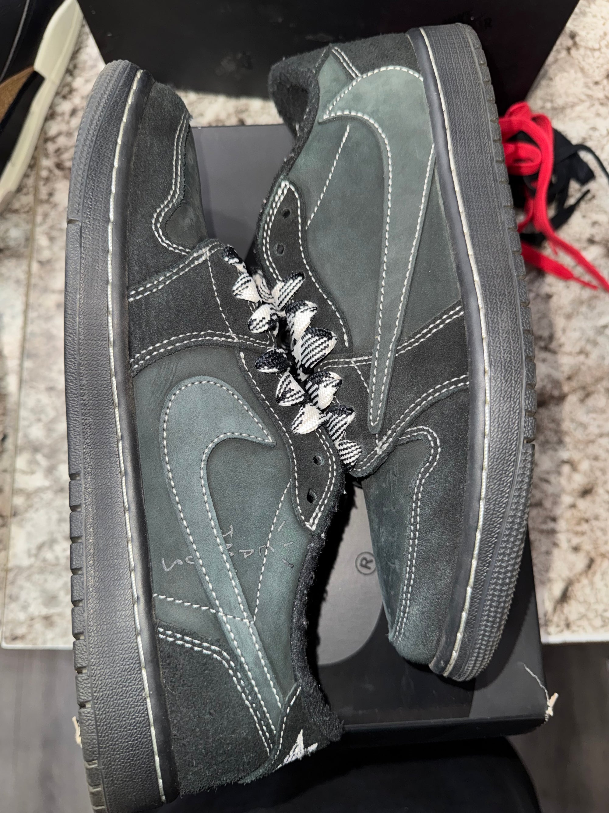 Jordan 1 Retro Low OG SP Travis Scott Black Phantom