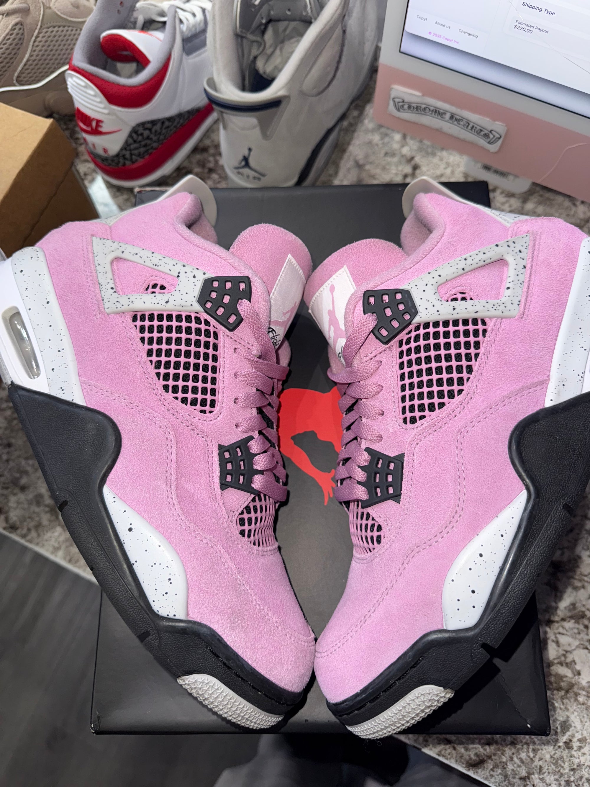 Jordan 4 Retro Orchid (Women's)