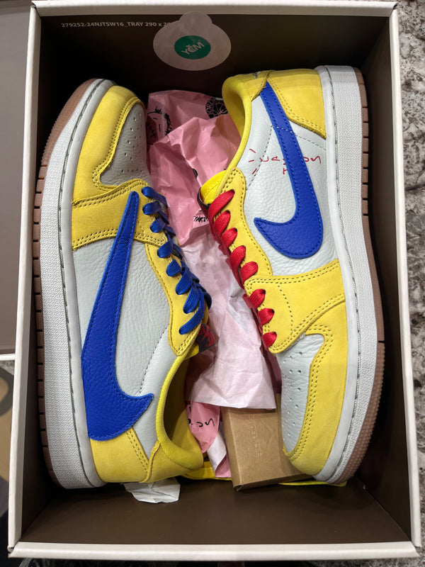 Jordan 1 Retro Low OG SP Travis Scott Canary (Women's)