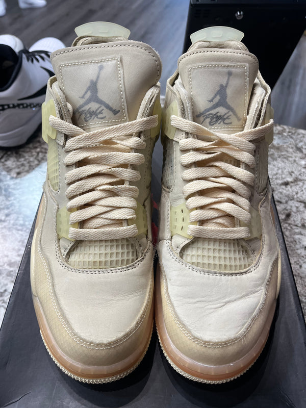 Jordan 4 Retro Off-White Sail (Women's) (DAMAGED BOX)