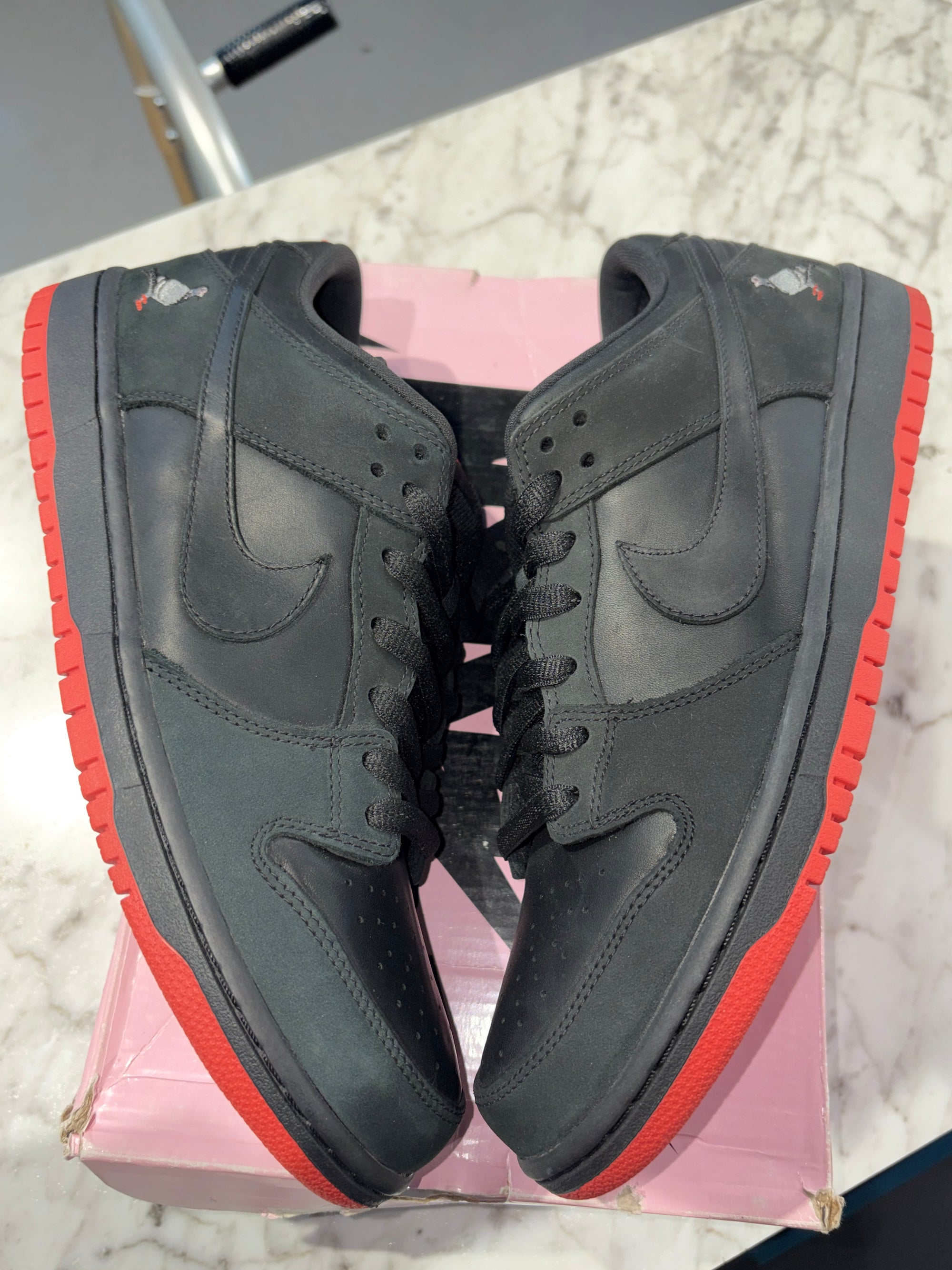 Nike SB Dunk Low Black Pigeon (Damaged Box, Slight Fade)