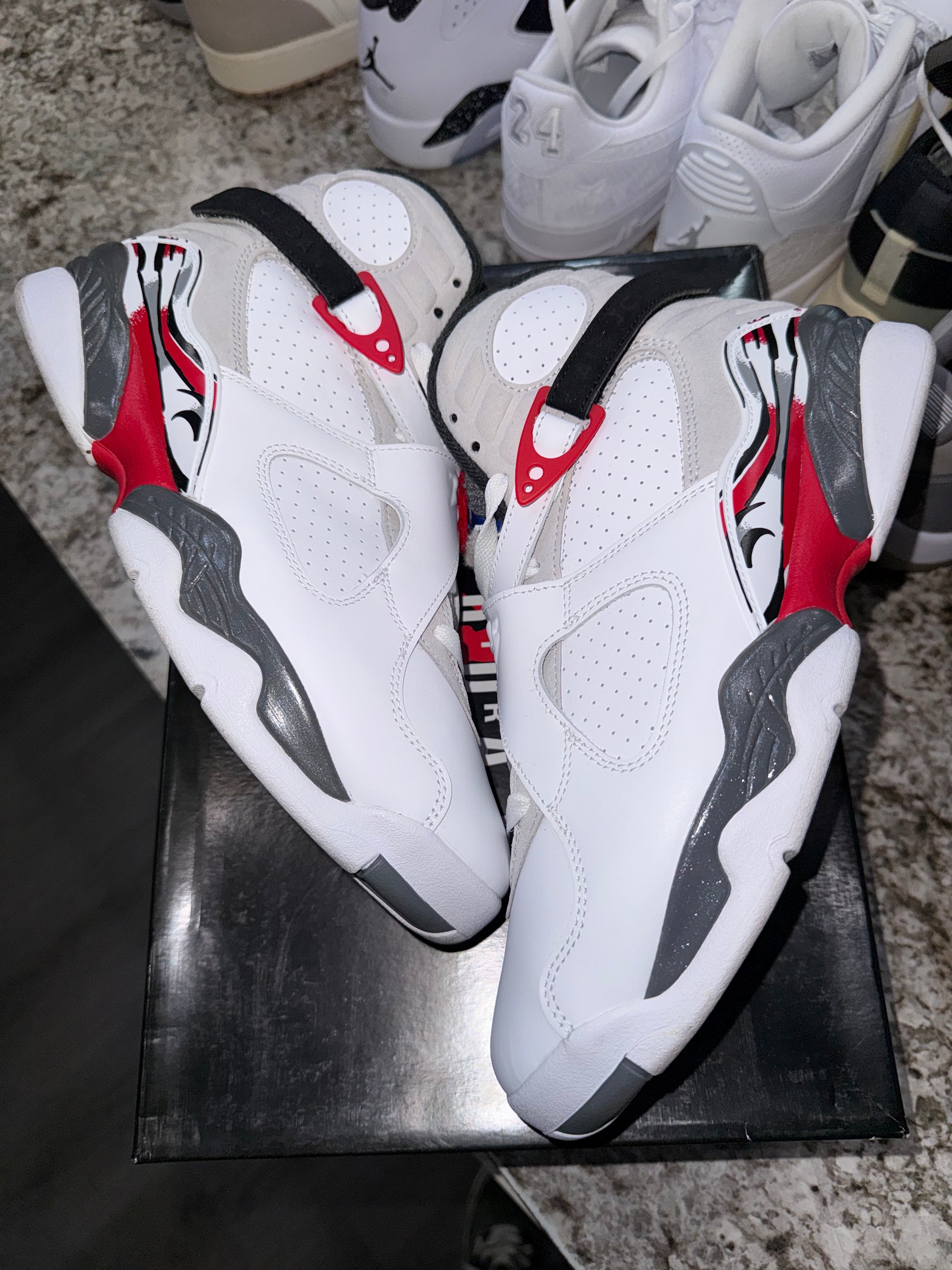 Jordan 8 Retro White True Red (2025)