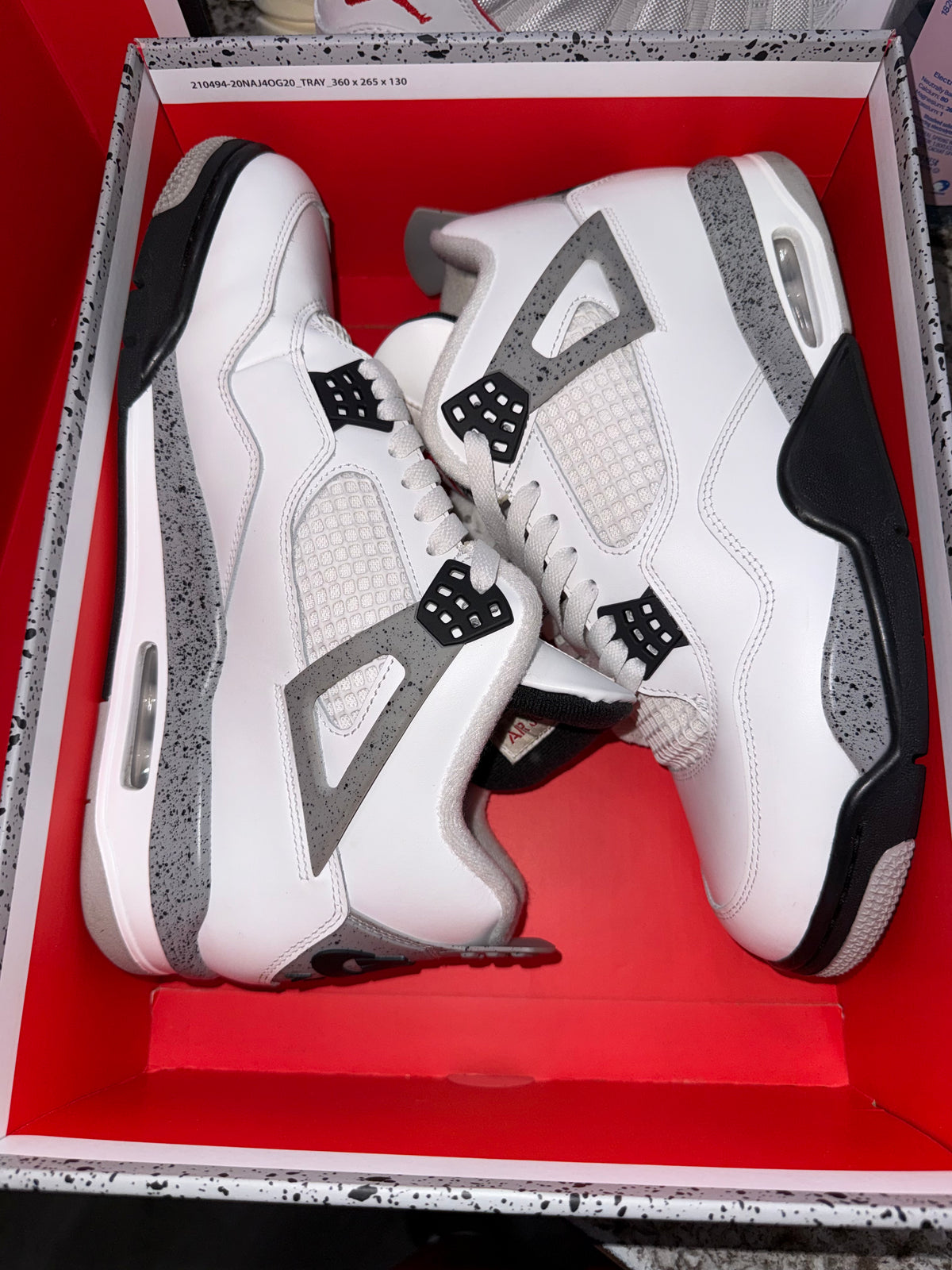 Jordan 4 Retro White Cement (2025)