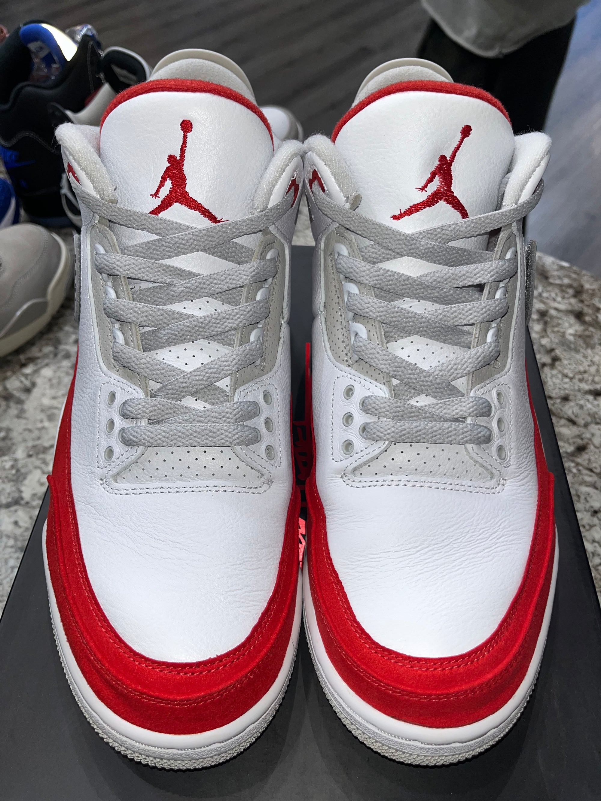 Jordan 3 Retro Tinker White University Red