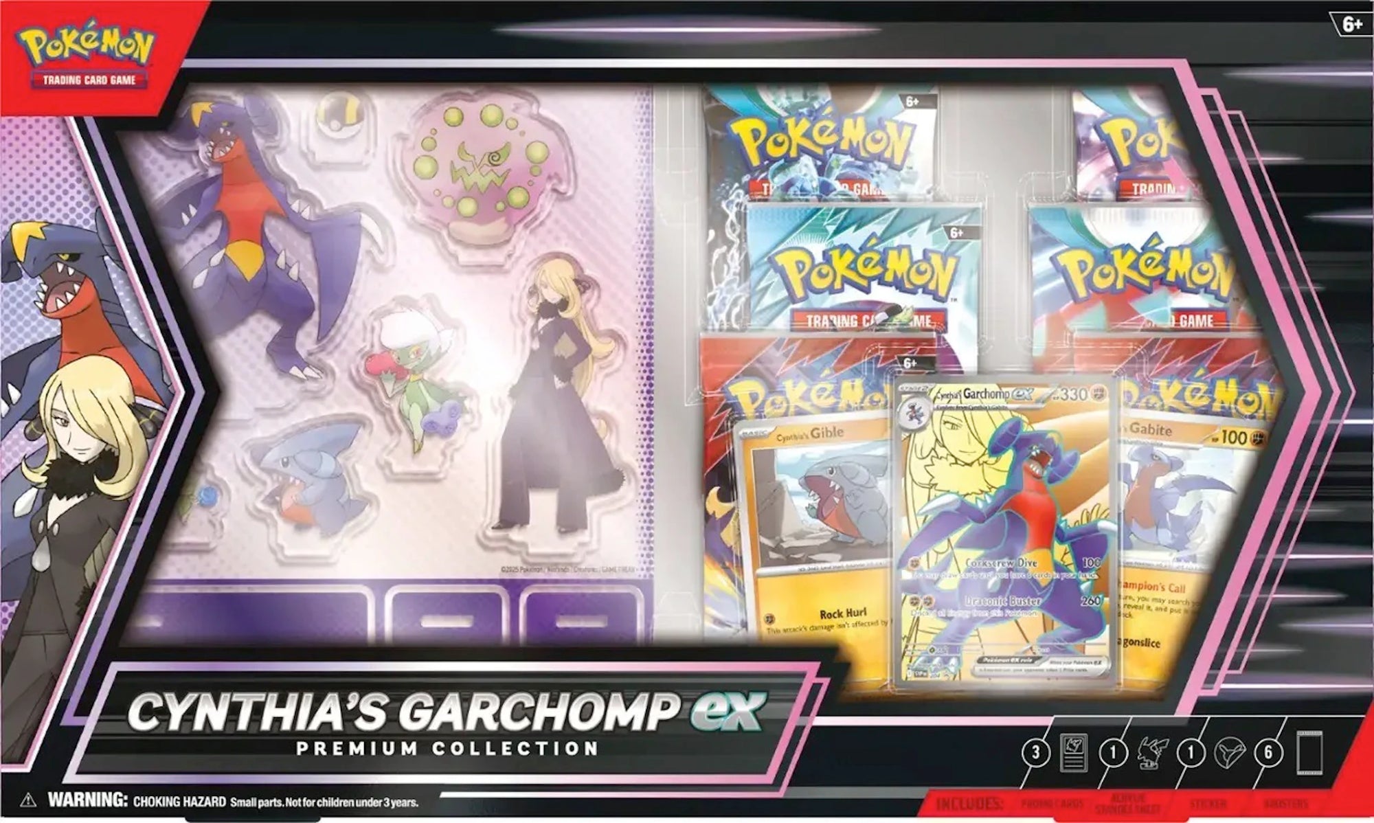 2025 Pokémon Scarlet & Violet Cynthia's Garchomp ex Premium Collection Box