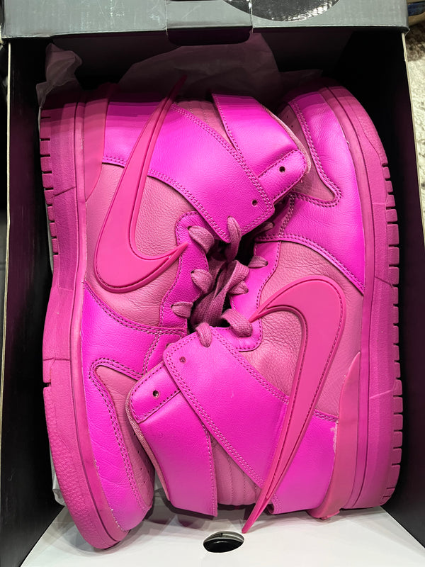 Nike Dunk High AMBUSH Active Fuchsia (REP BOX)