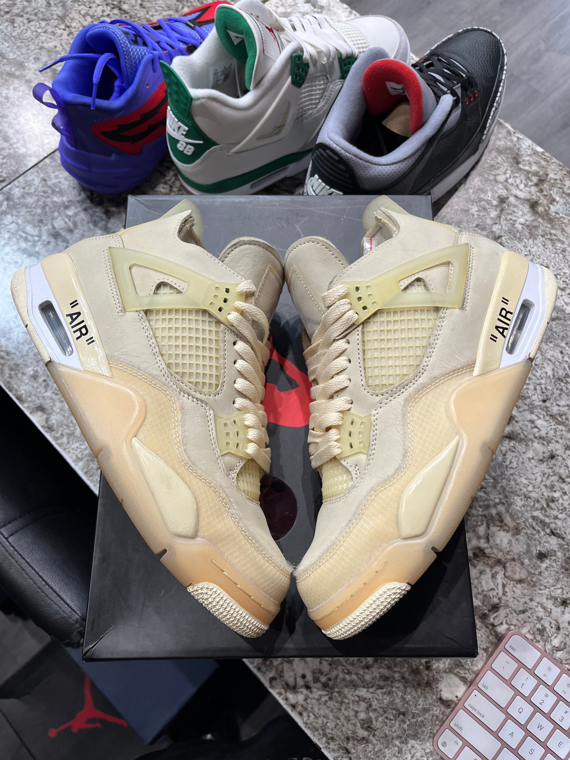 Jordan 4 Retro Off-White Sail (Women's)