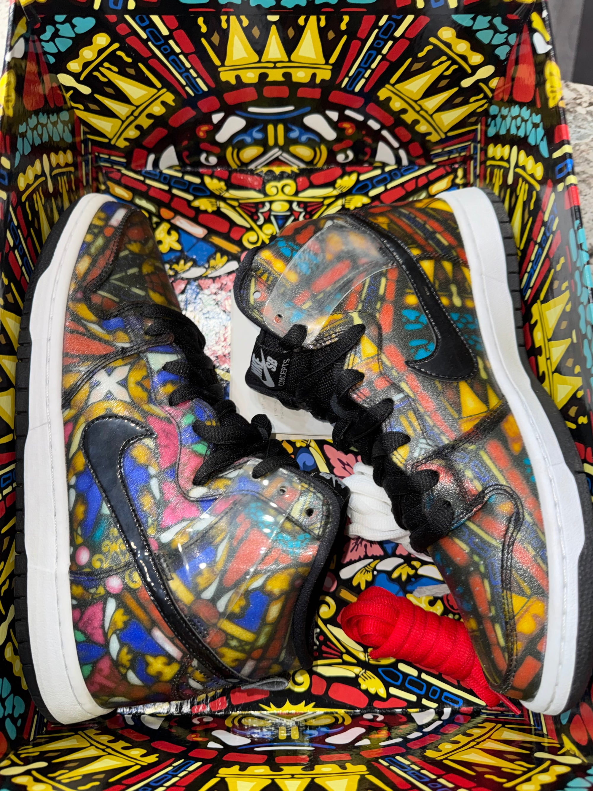 Nike SB Dunk High Concepts Stained Glass (Special Box)