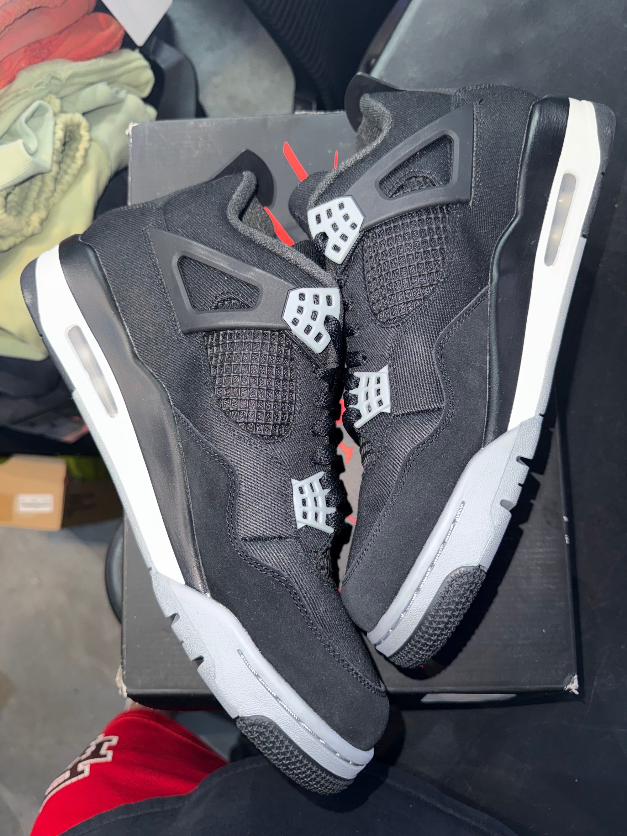 Jordan 4 Retro SE Black Canvas