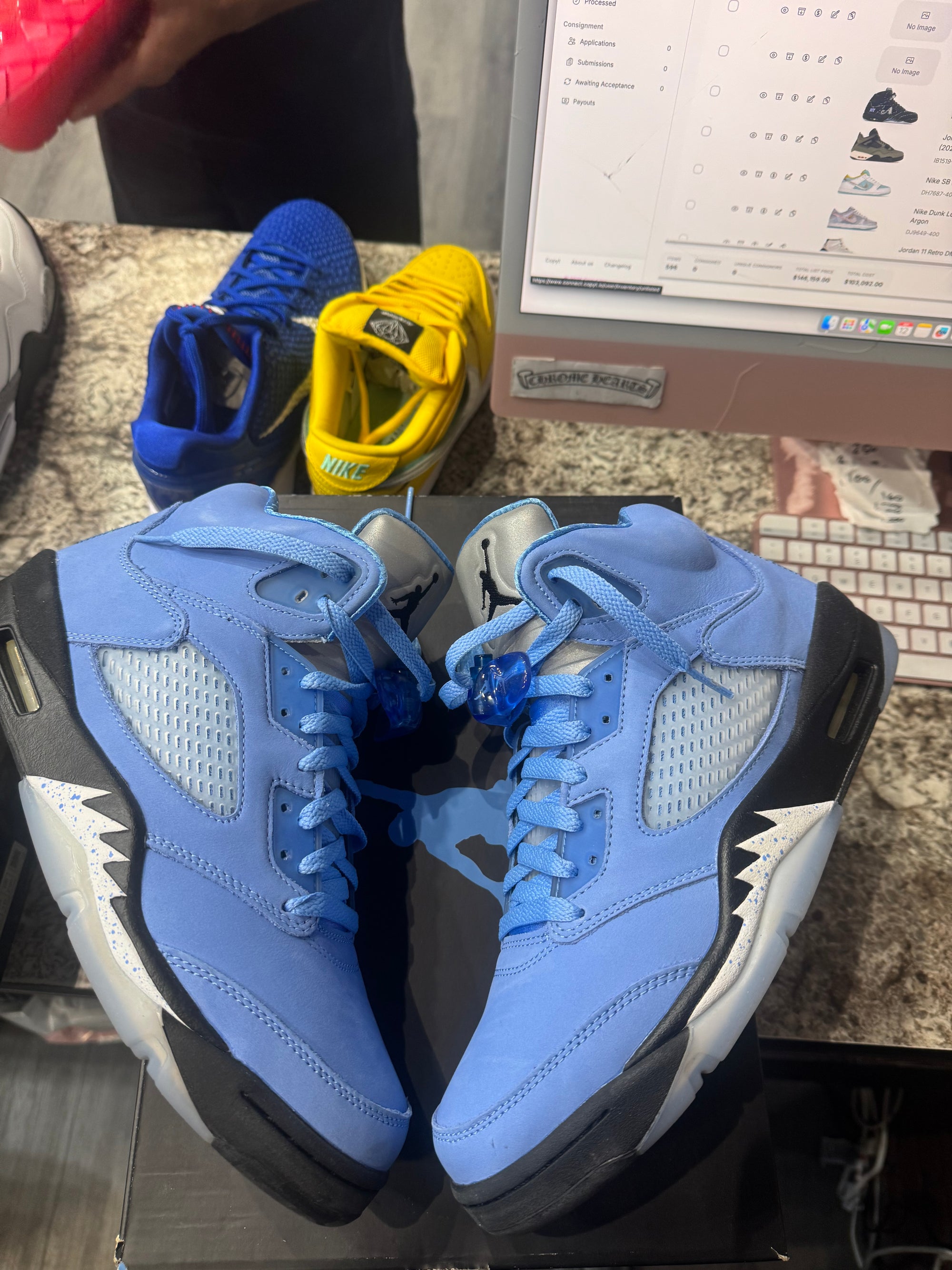 Jordan 5 Retro UNC University Blue