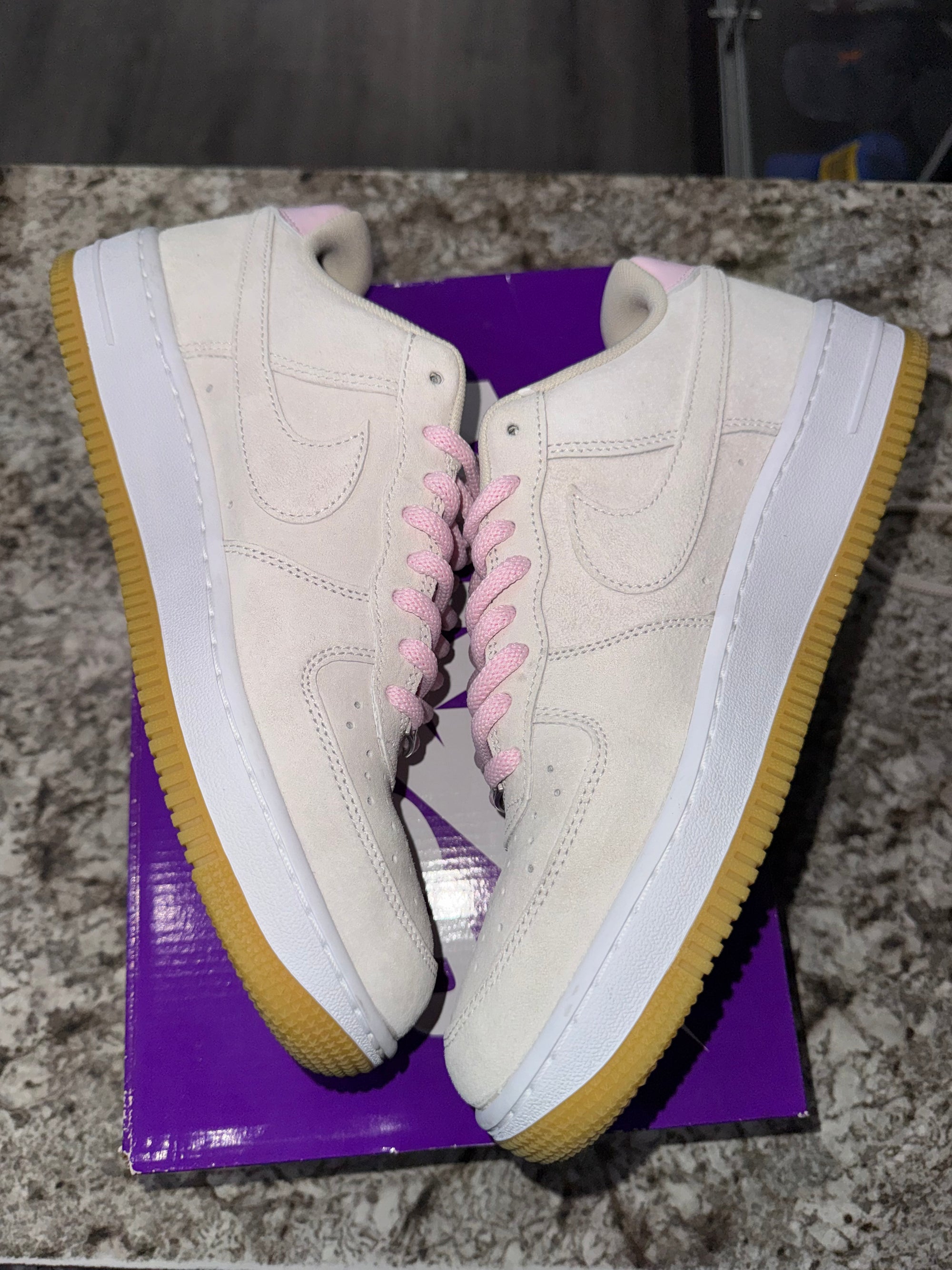 Nike Air Force 1 Low SB Light Orewood Brown Pink