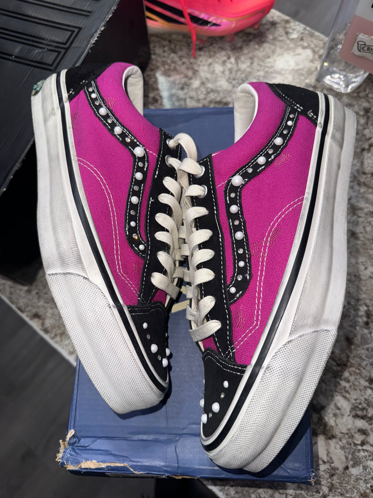 Vans OTW Old Skool 36 Pearlized Pack Pink Black