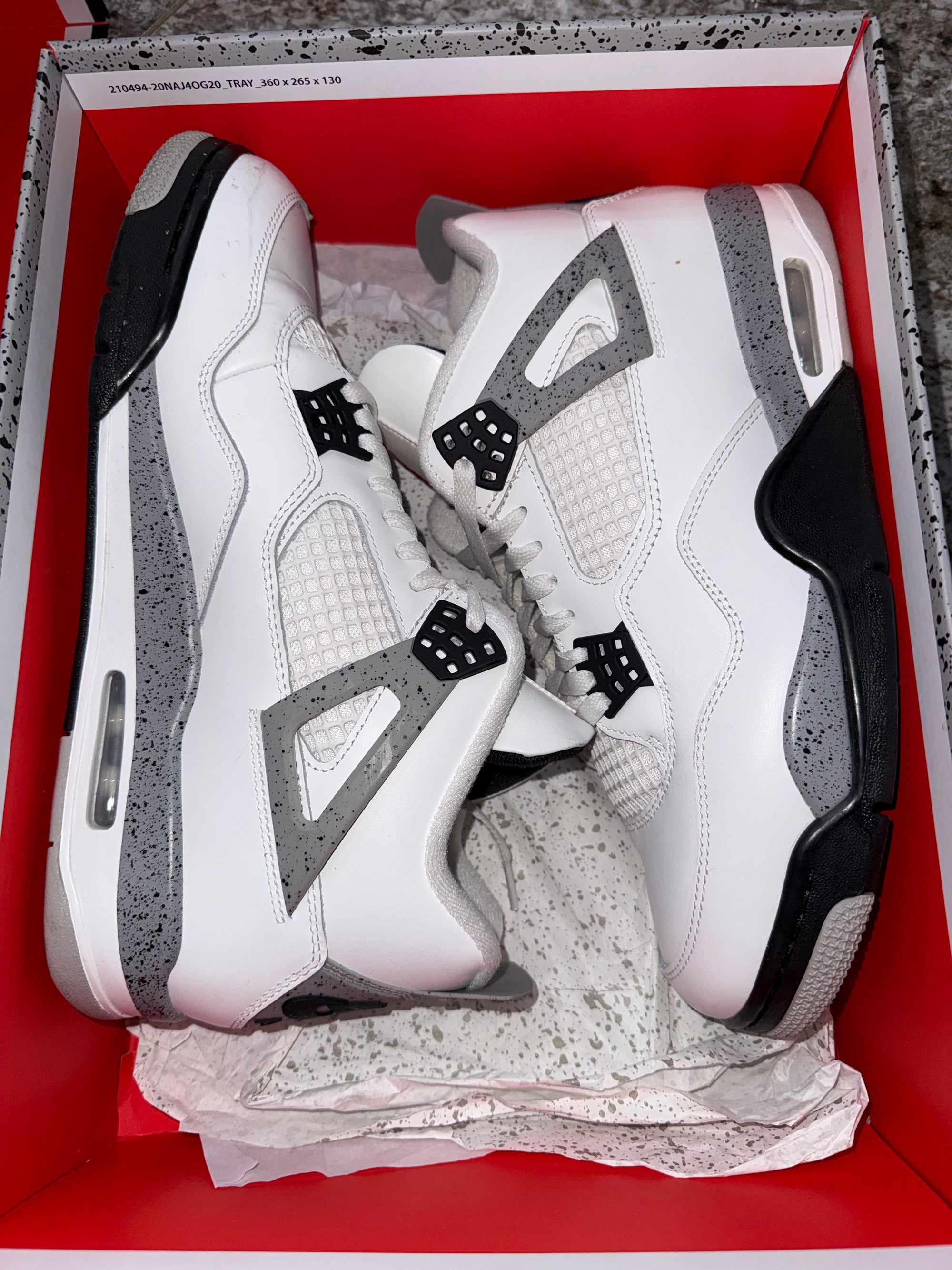 Jordan 4 Retro White Cement (2025)