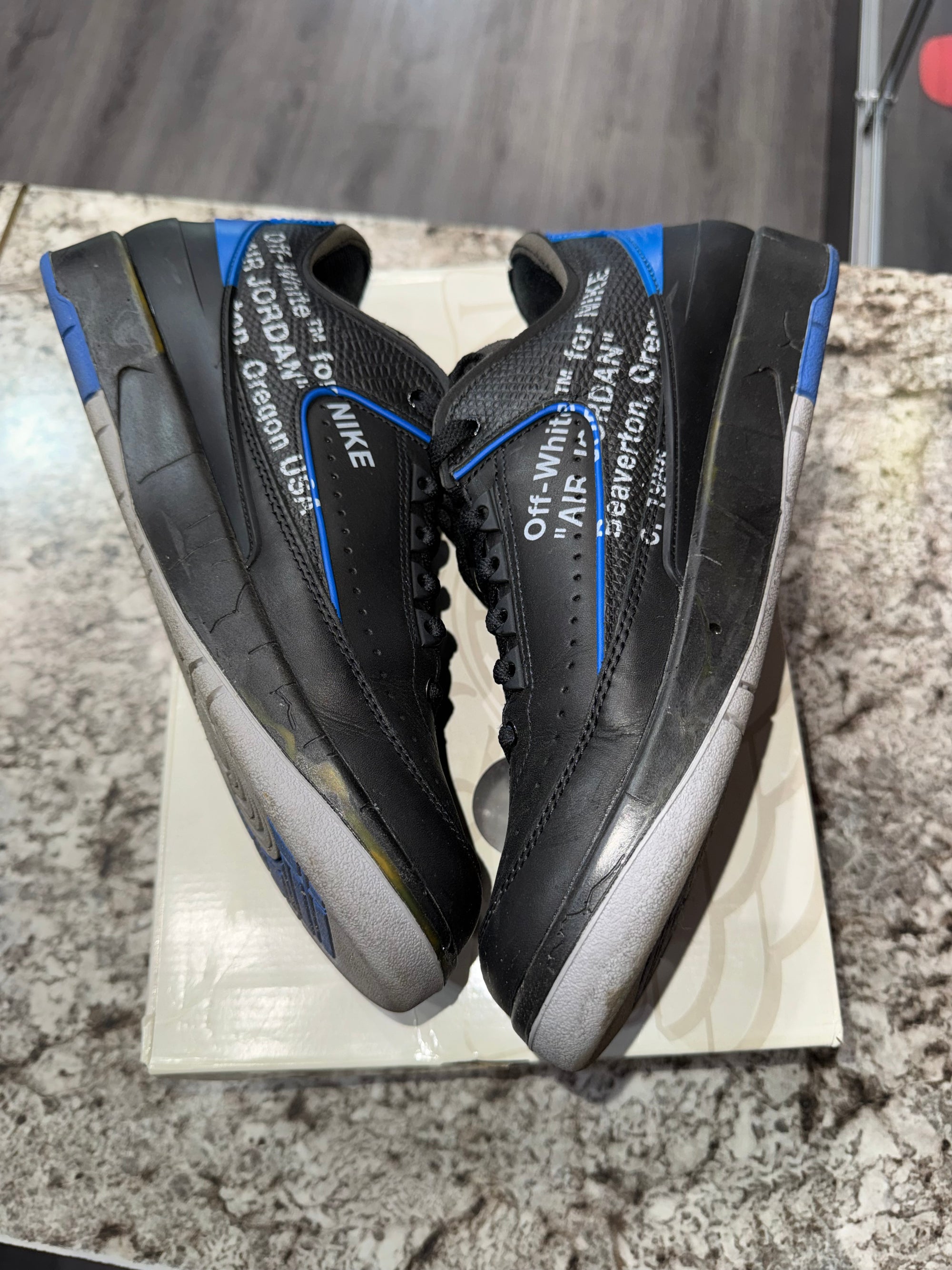 Jordan 2 Retro Low SP Off-White Black Blue