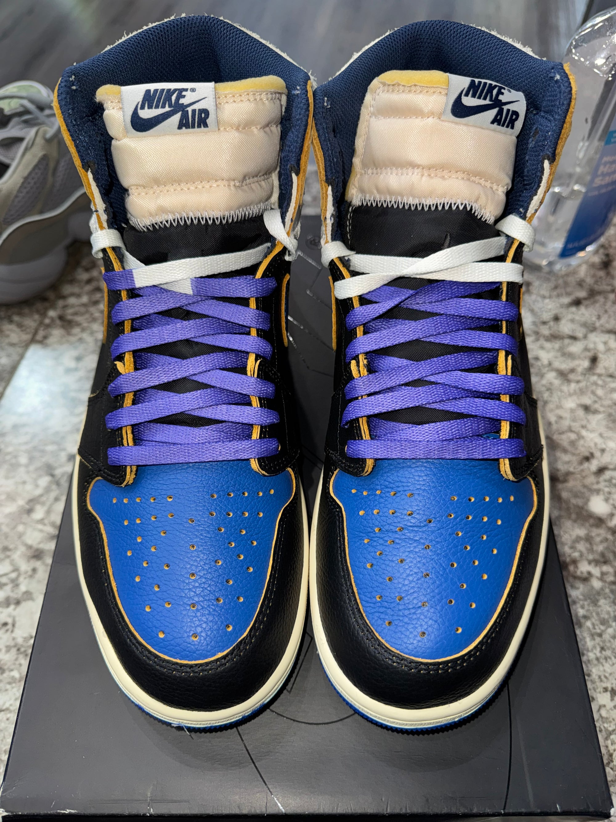 Jordan 1 Retro High OG SP Fragment x Union LA Sport Royal