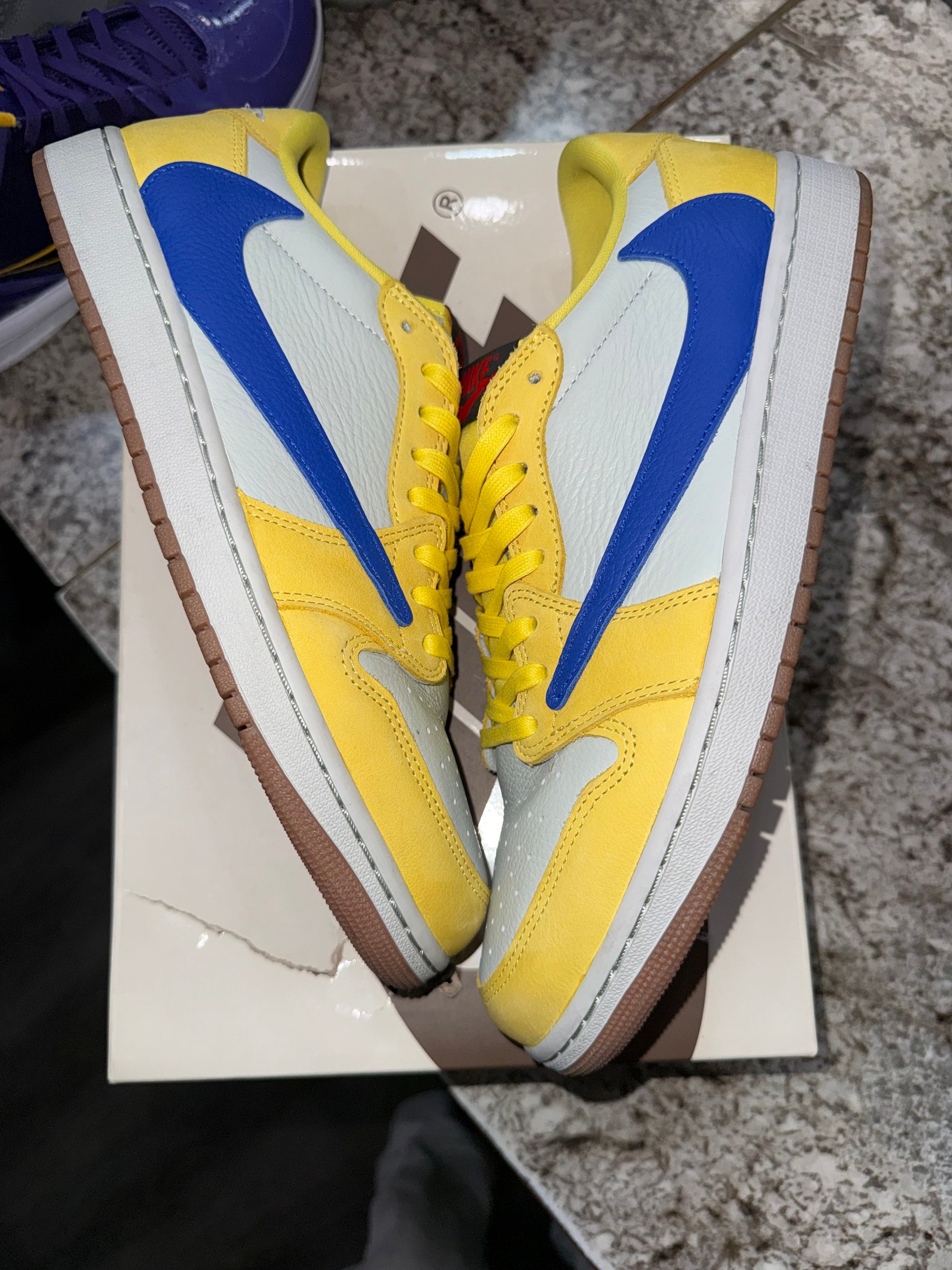 Jordan 1 Retro Low OG SP Travis Scott Canary (Women's)