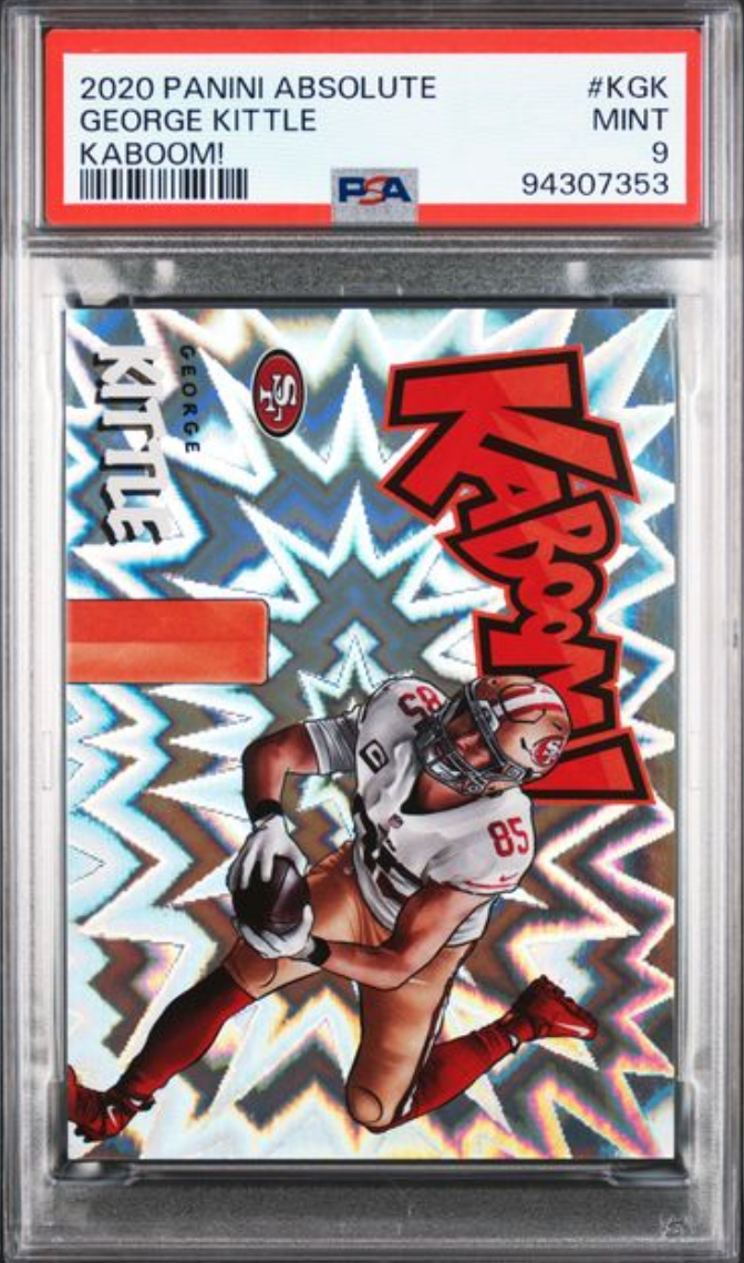 2020 PANINI ABSOLUTE KABOOM! #KGK GEORGE KITTLE KABOOM! PSA 9