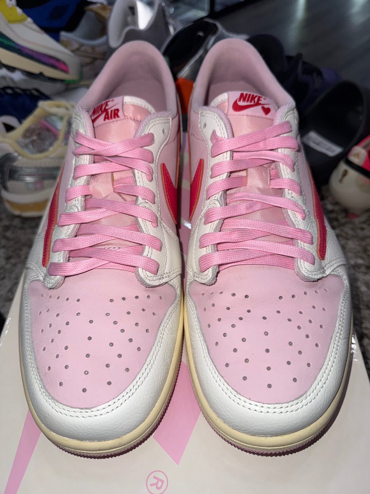 Jordan 1 Retro Low OG SP Travis Scott Sail Tropical Pink