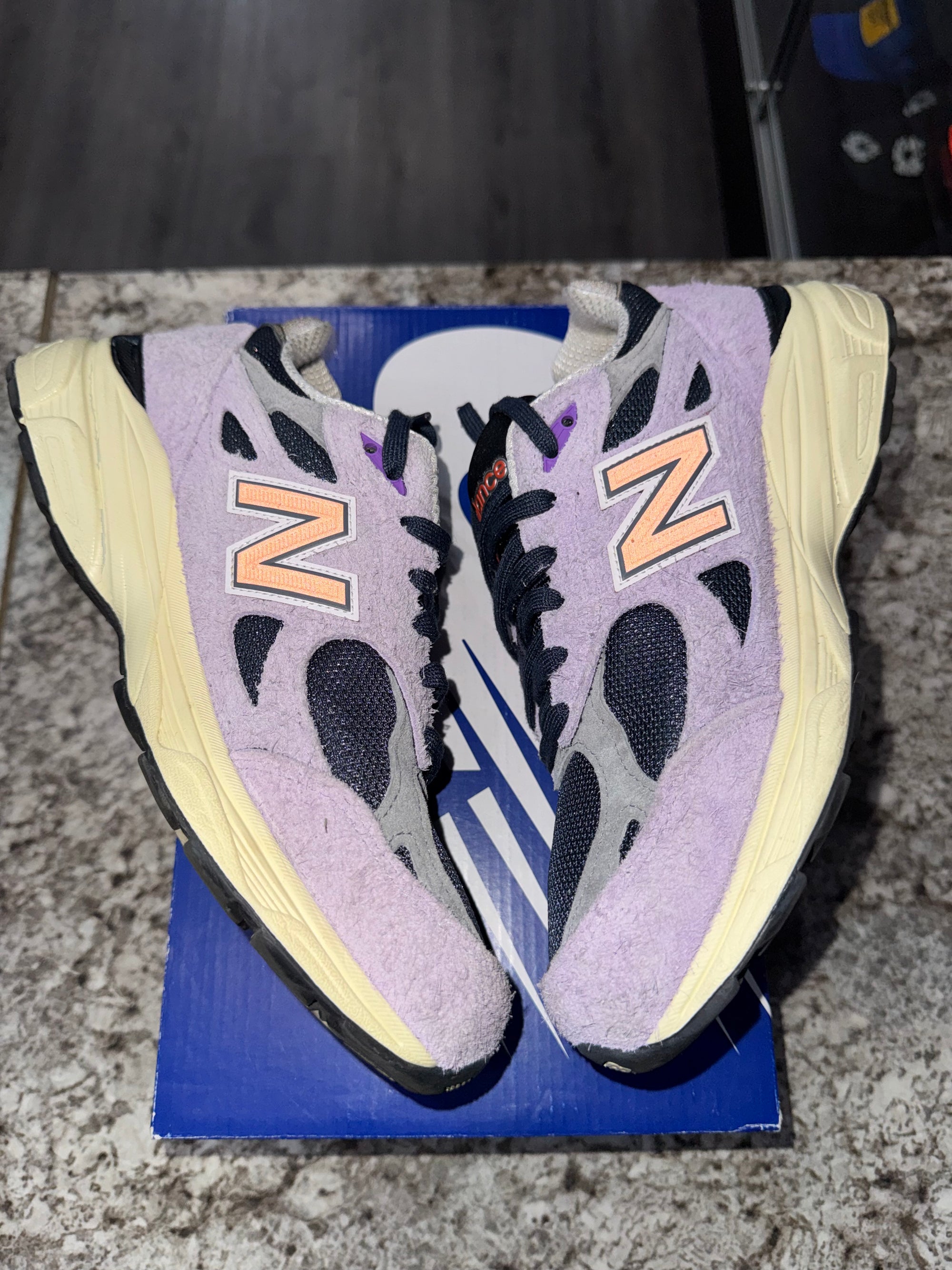 New Balance 990v3 MiUSA Teddy Santis Raw Amethyst