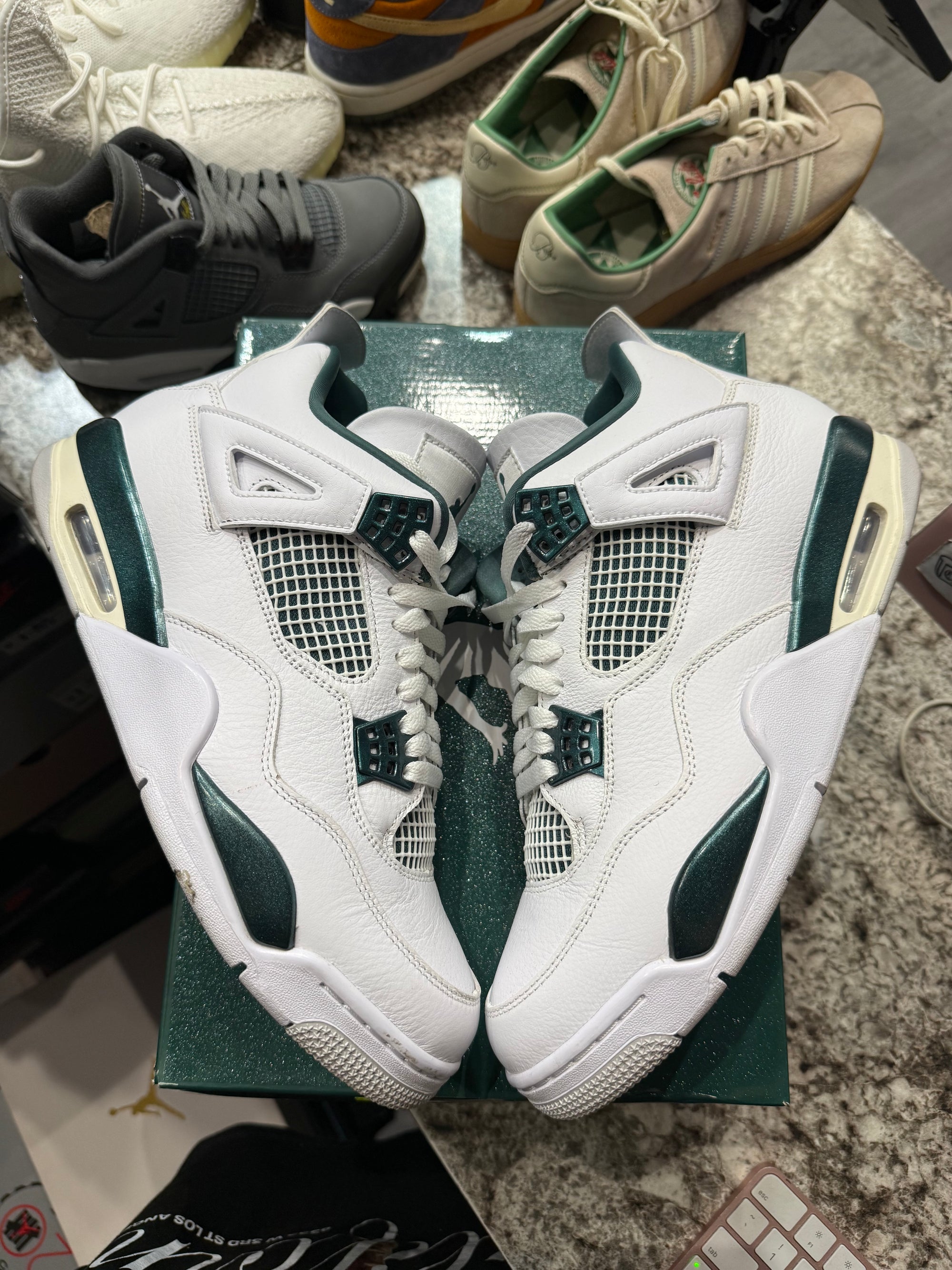 Jordan 4 Retro Oxidized Green