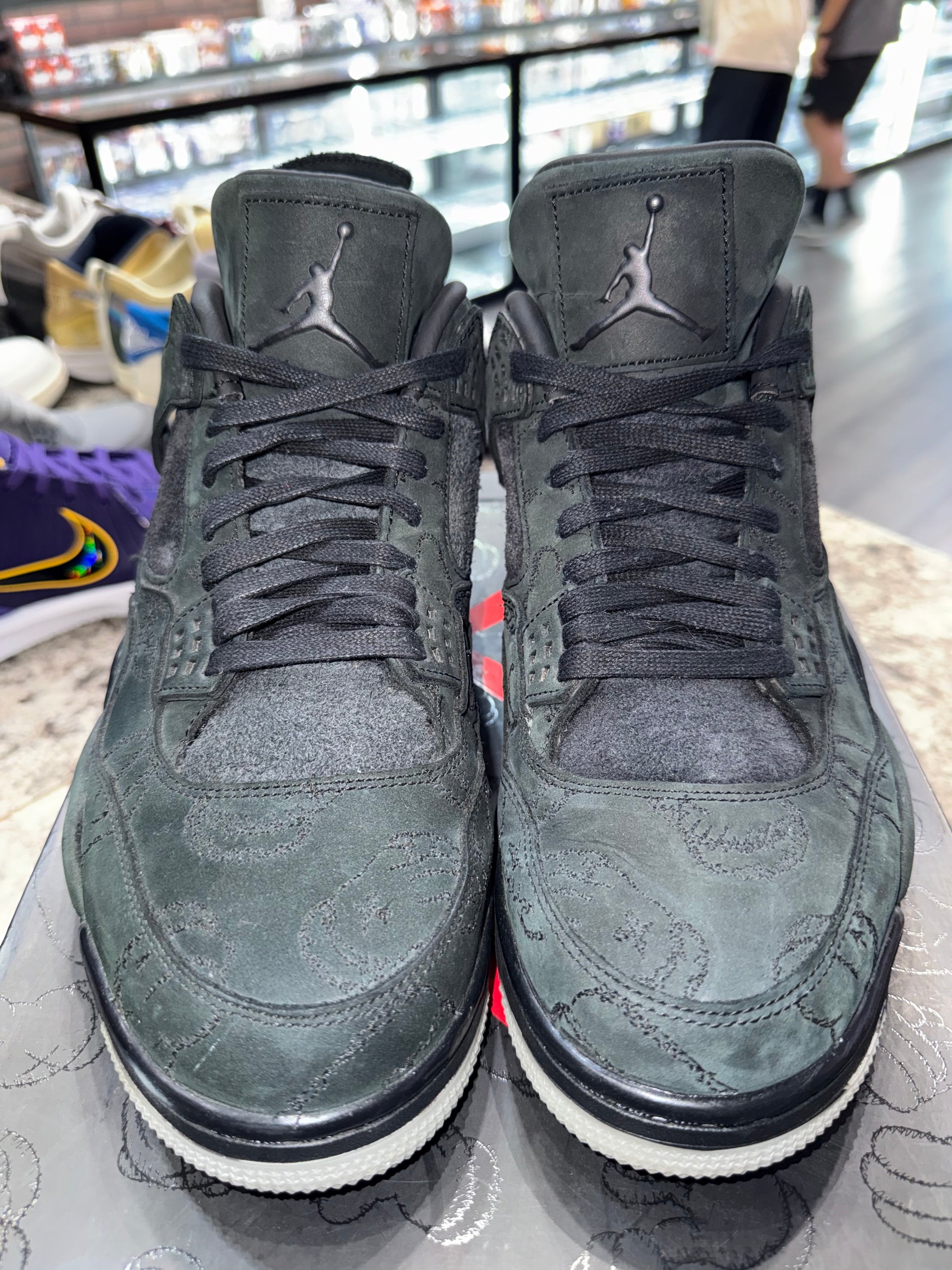 Jordan 4 Retro Kaws Black