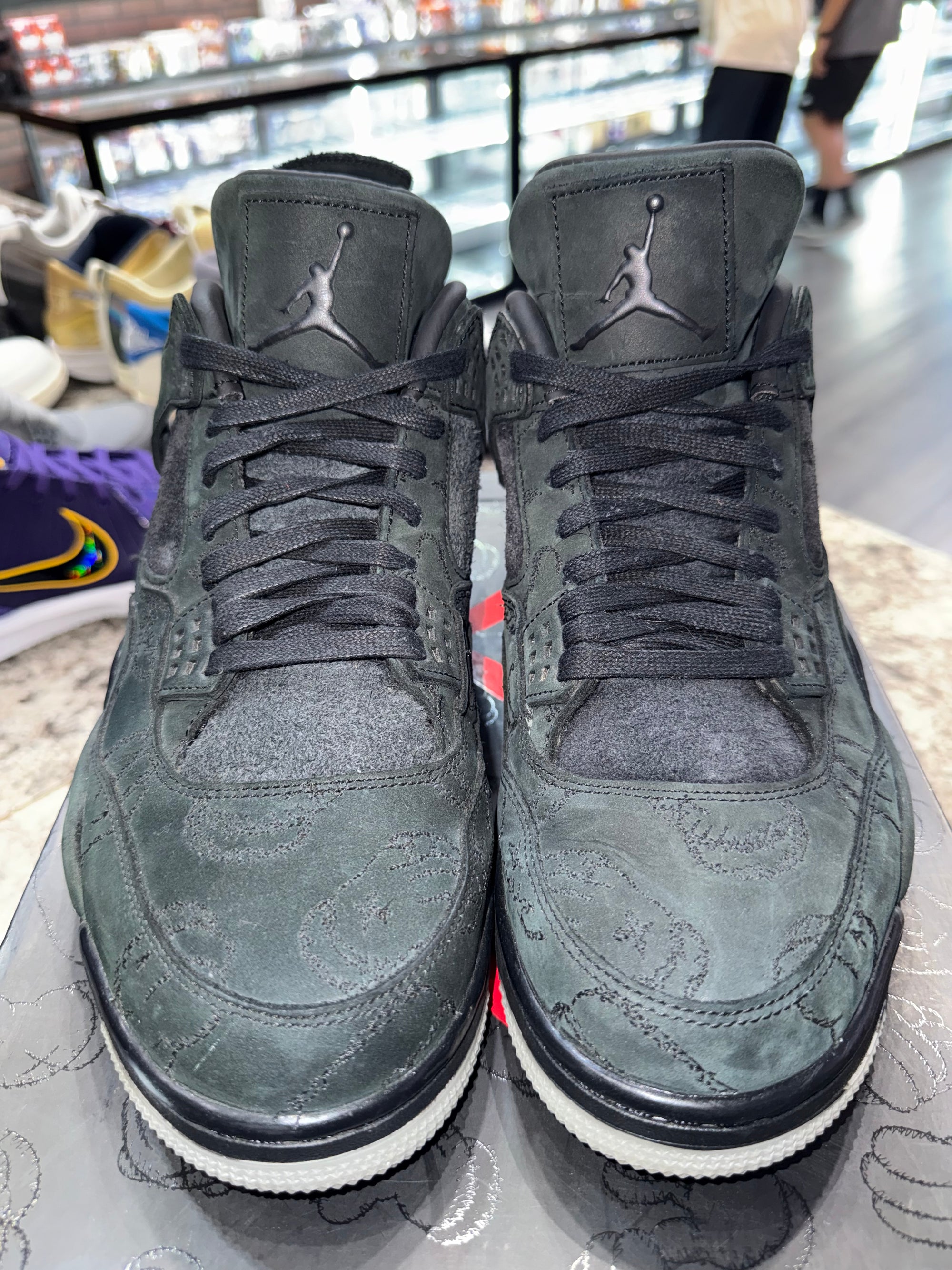 Jordan 4 Retro Kaws Black