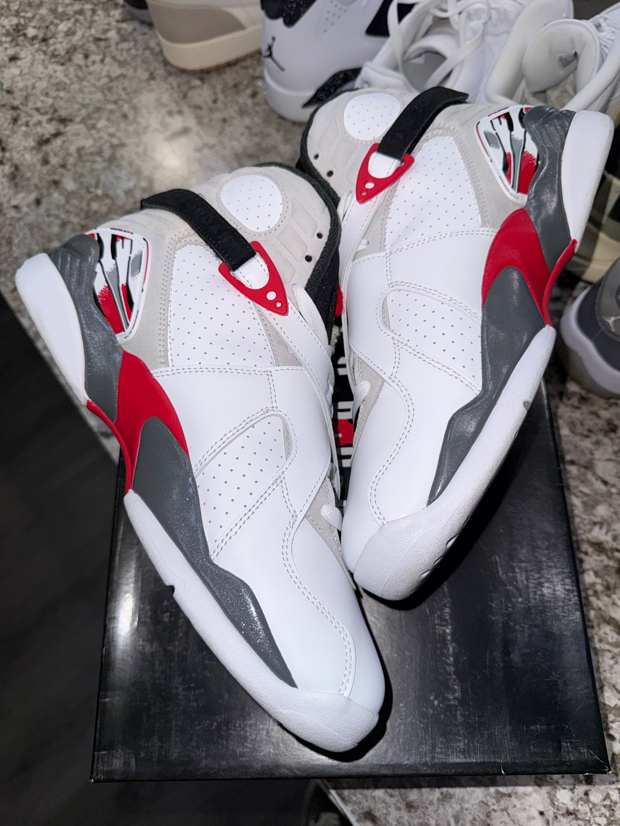 Jordan 8 Retro White True Red (2025)