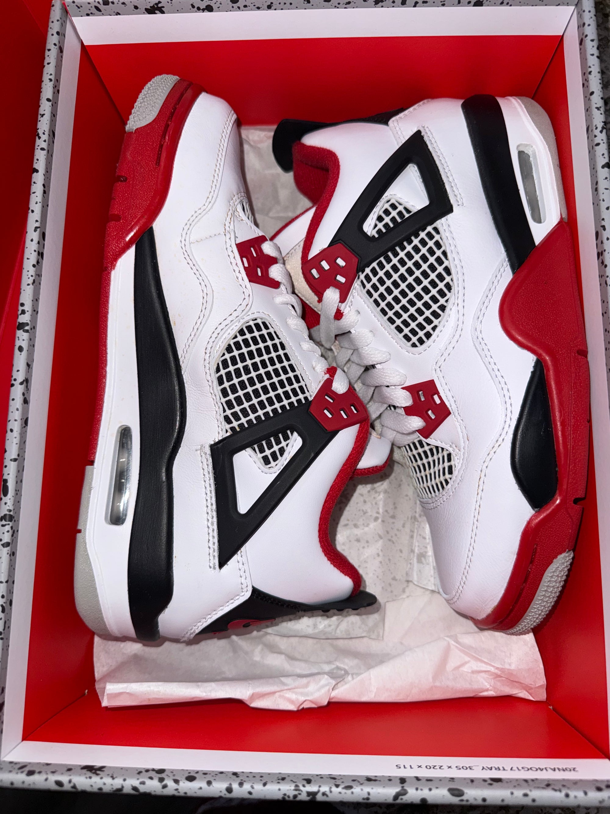 Jordan 4 Retro Fire Red (2020) (GS)