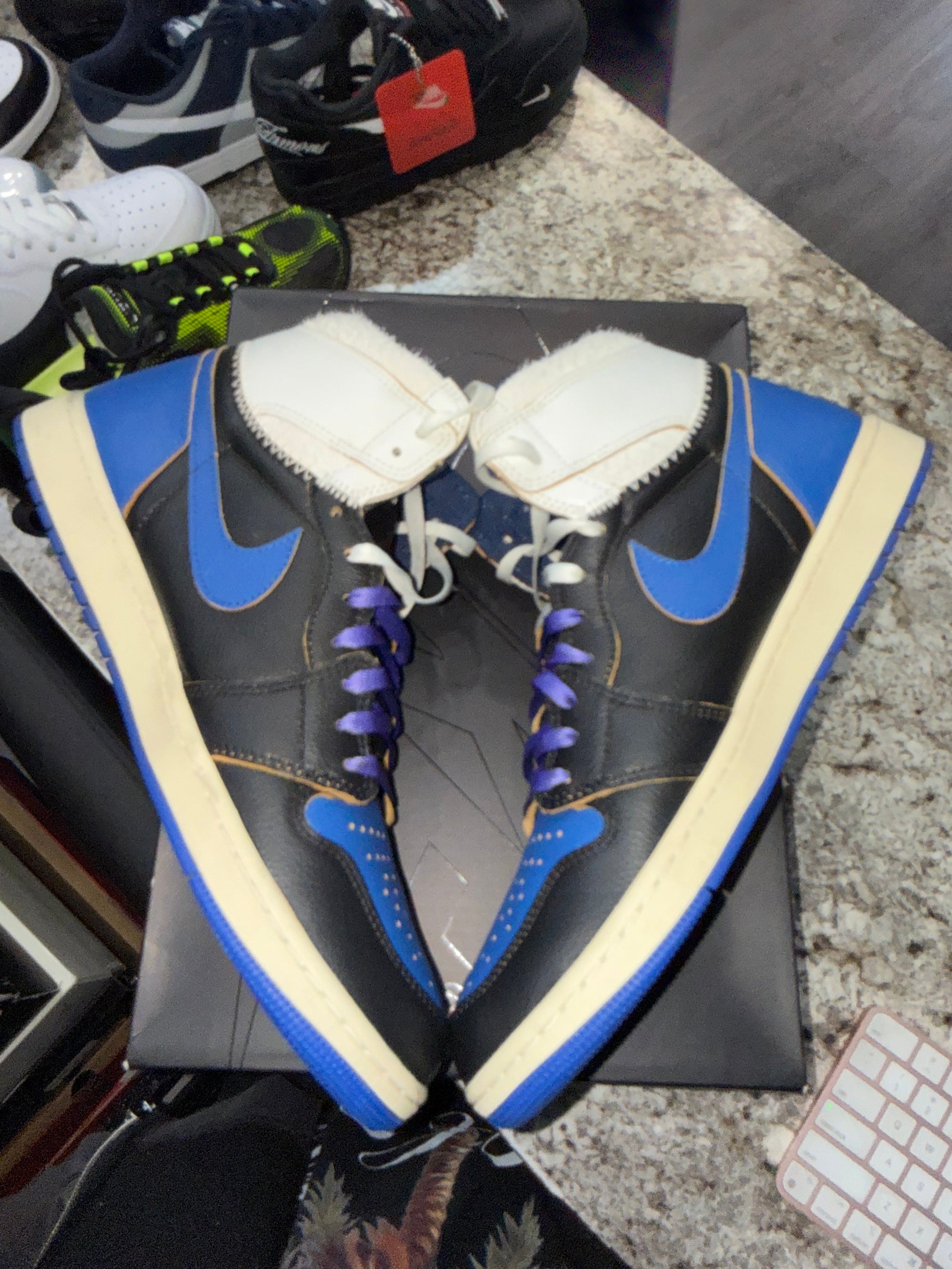 Jordan 1 Retro High OG SP Fragment x Union LA Sport Royal