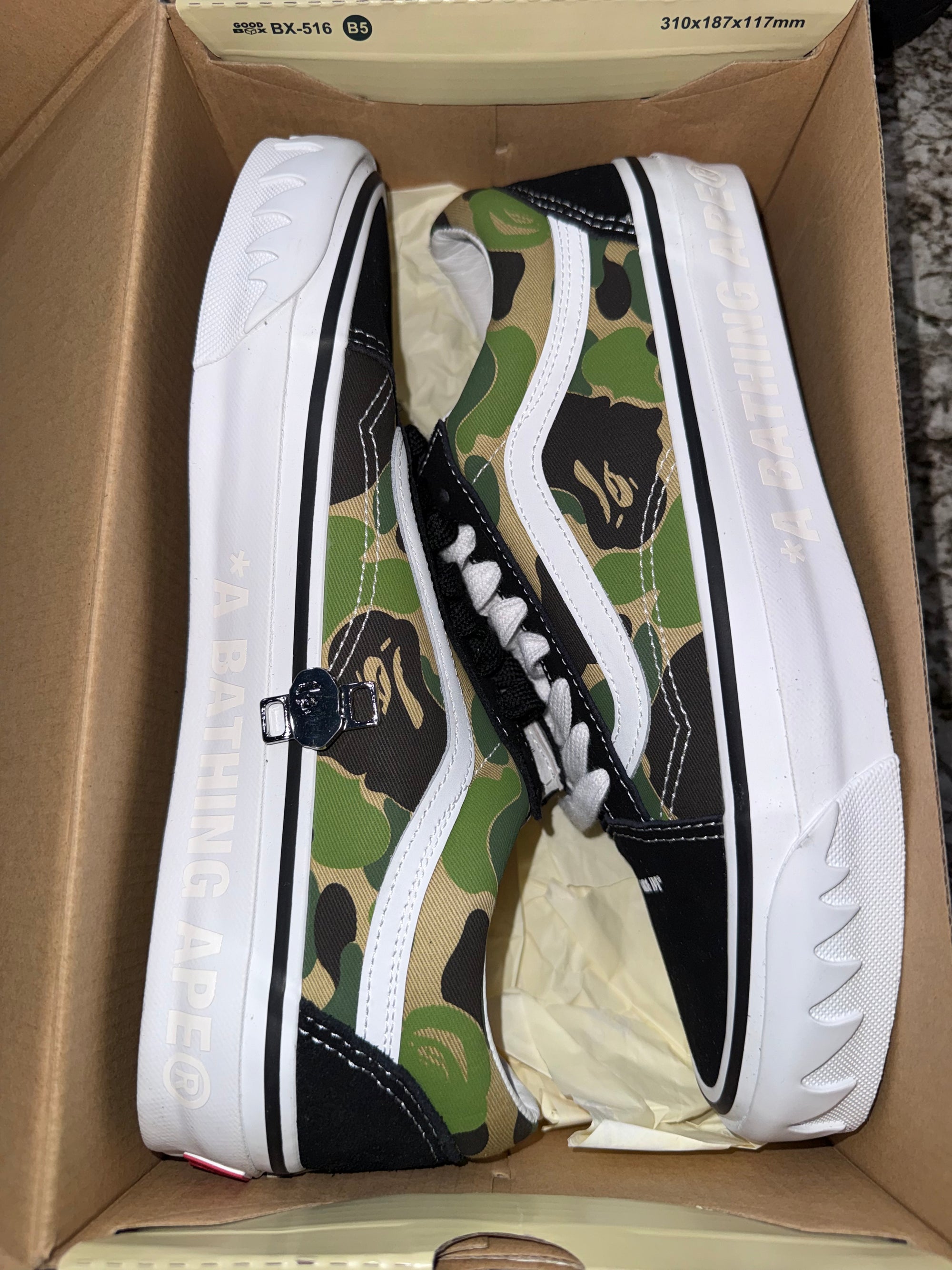 Vans LX Old Skool Bape ABC Multi-Camo