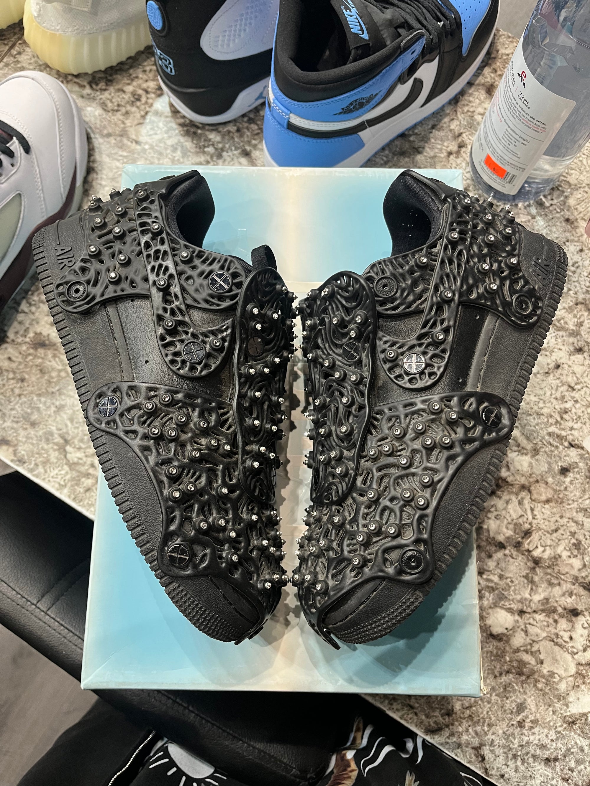 Nike Air Force 1 Low Swarovski Retroreflective Crystals Black (Women's)