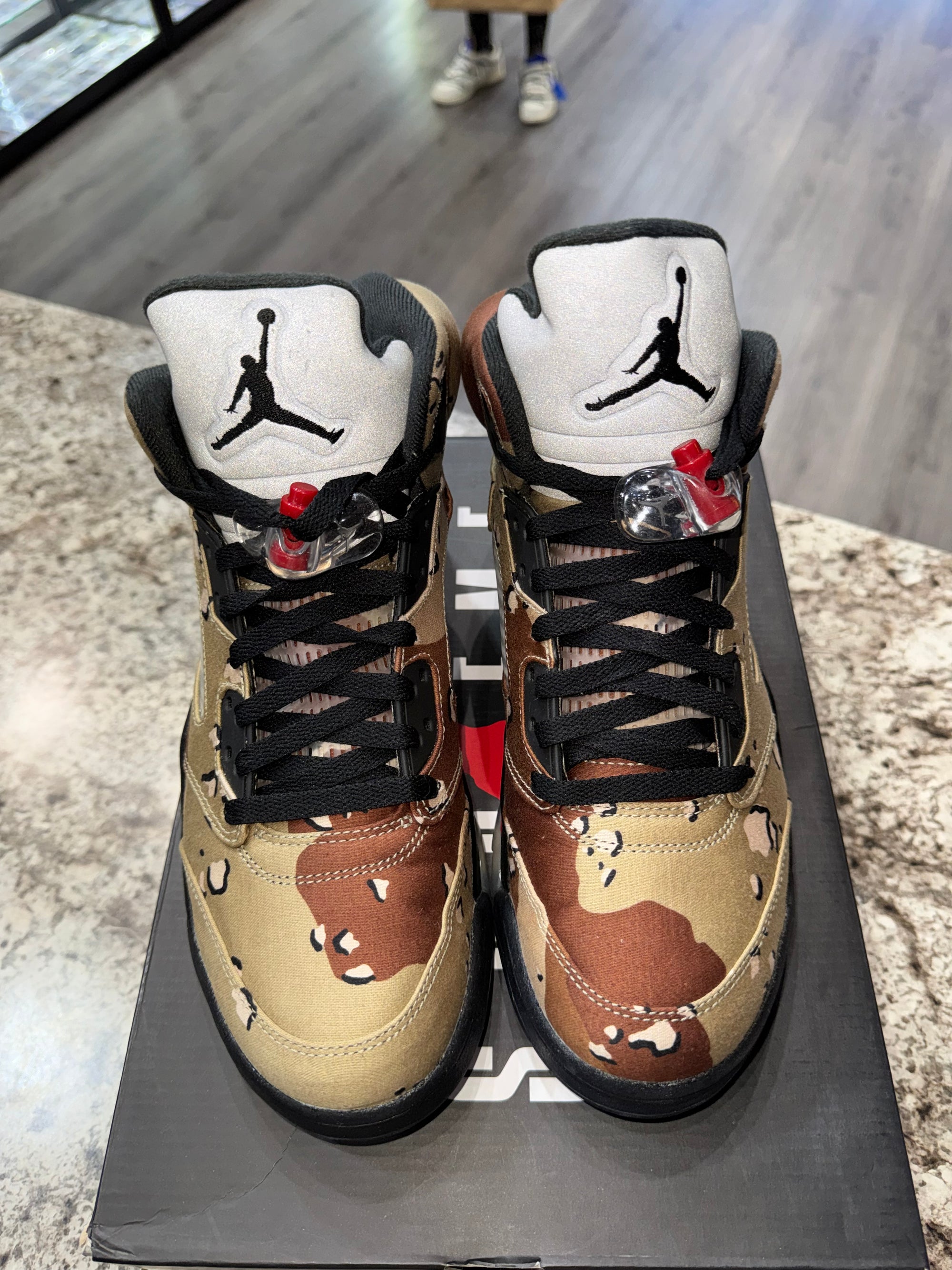 Jordan 5 Retro Supreme Desert Camo